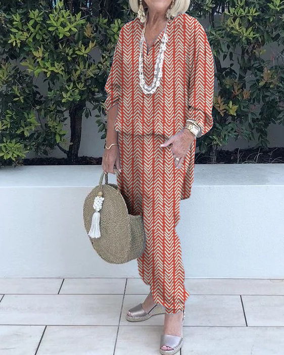 Herringbone Lawn - Bolts Shirt and Trousers Two-Piece Suit