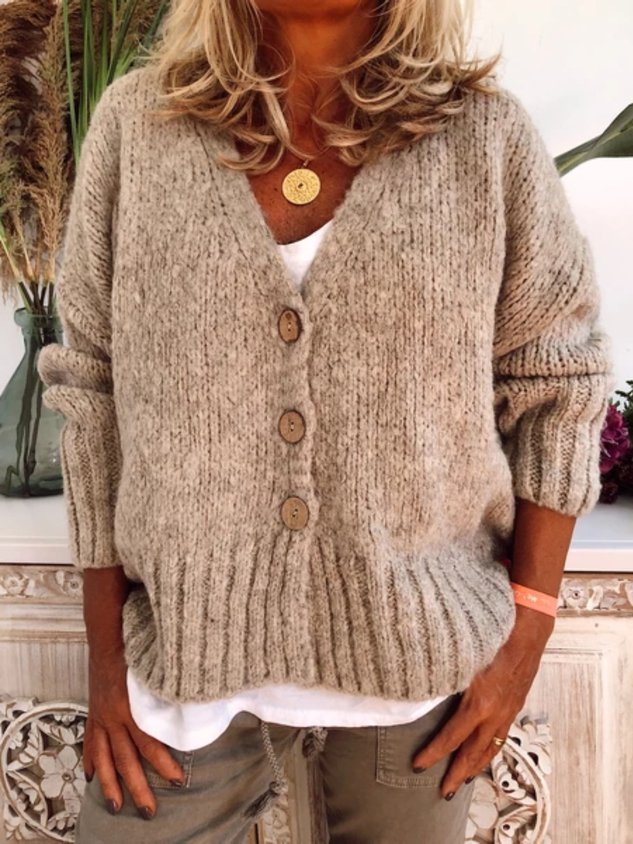 Women Casual Plus Size Sweater Cardigans
