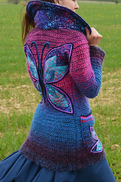 Women Long Sleeve Butterfly Plus Size Outwear - [Last 98 pcs Left]