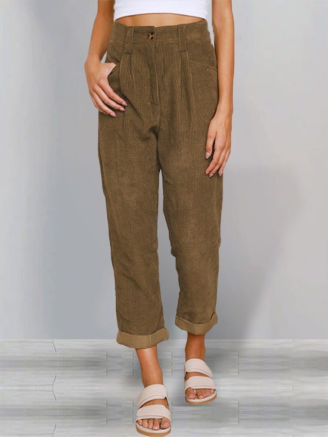 Women's Corduroy Casual Pants