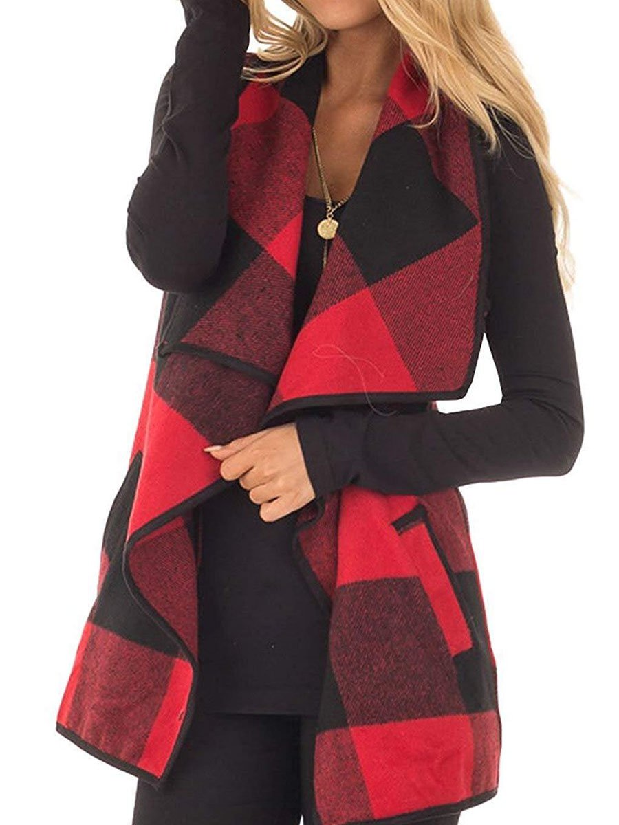 Women's Sleeveless Pocket Cardigan