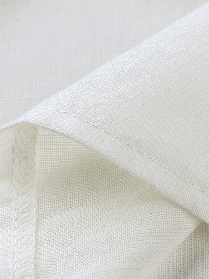 women's cotton linen loose wide leg pants