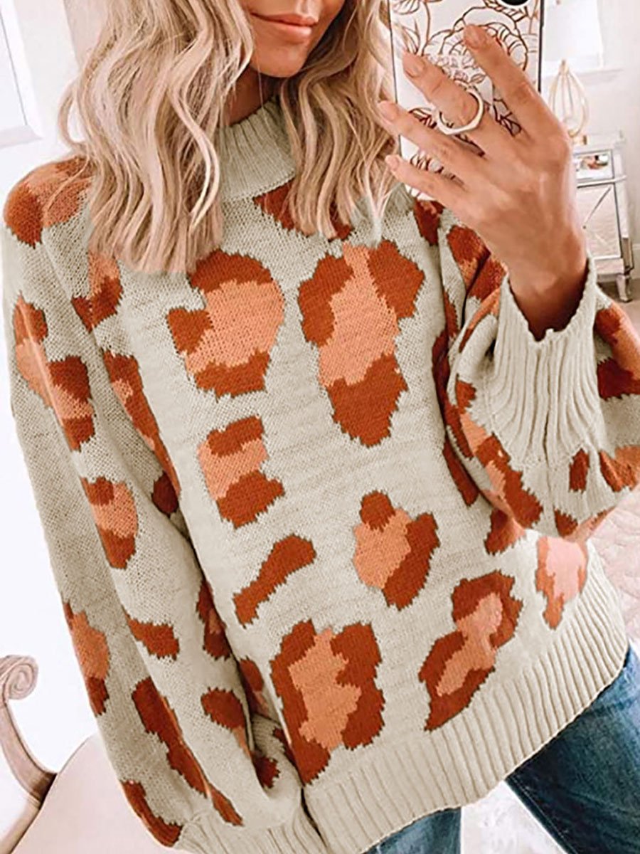 Leopard Pullover Fashion Sweater