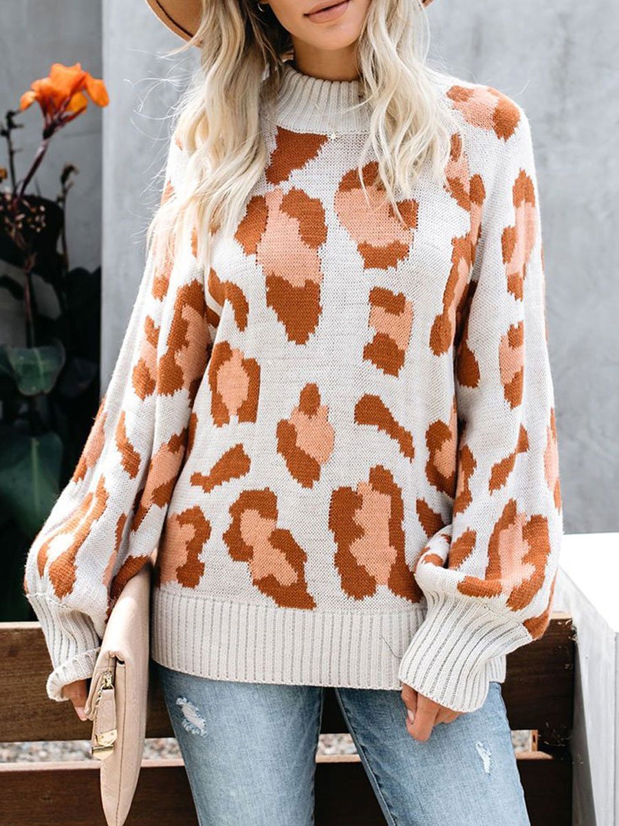 Leopard Pullover Fashion Sweater