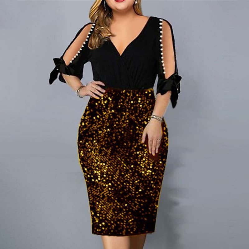 Women's Plus Size Curve Sheath Dress
