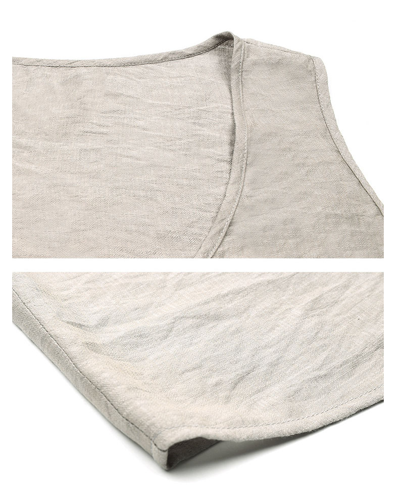 Summer Breathable Cotton Linen Suit