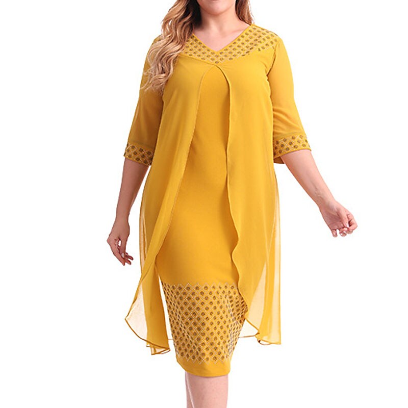 Women's Plus Size Curve Sheath Dress