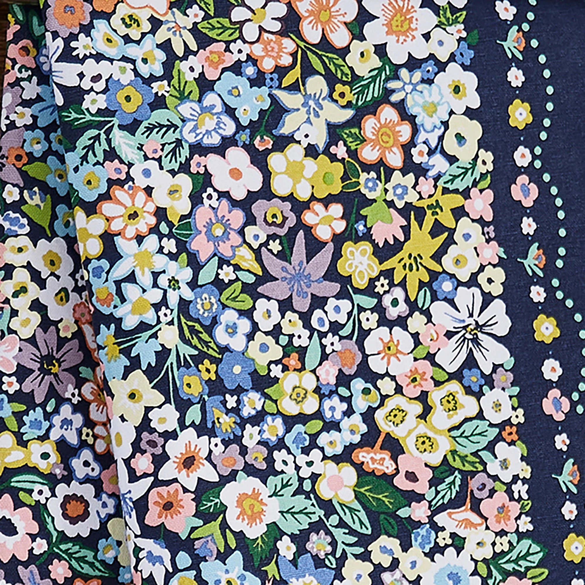 Confetti Floral Cotton Tea Towel in Multicolour