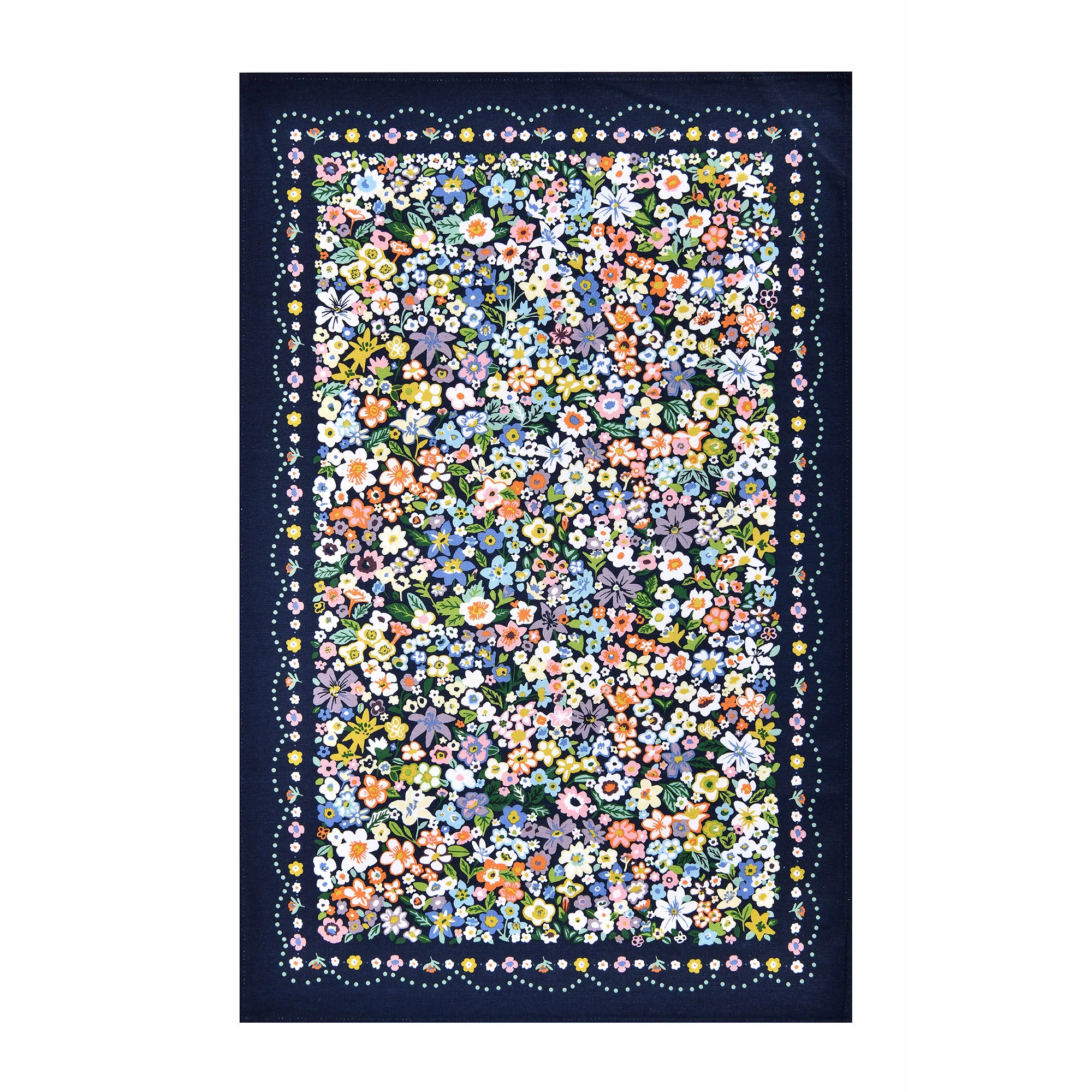 Confetti Floral Cotton Tea Towel in Multicolour