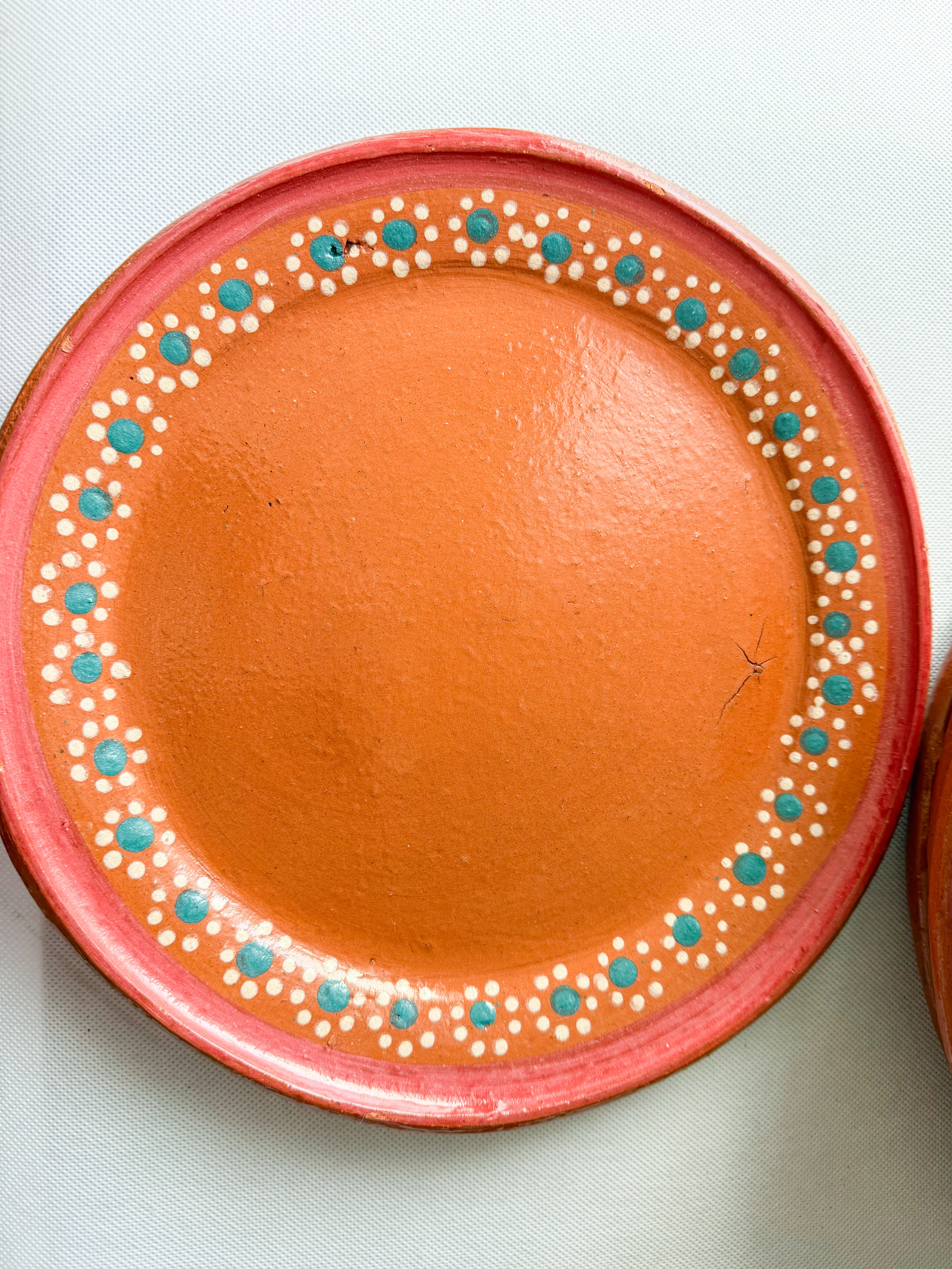 Michoacan Red Clay Pottery Dinnerware Set 36 Pc Clay Bowls Mexican Red Clay Vajilla de Barro