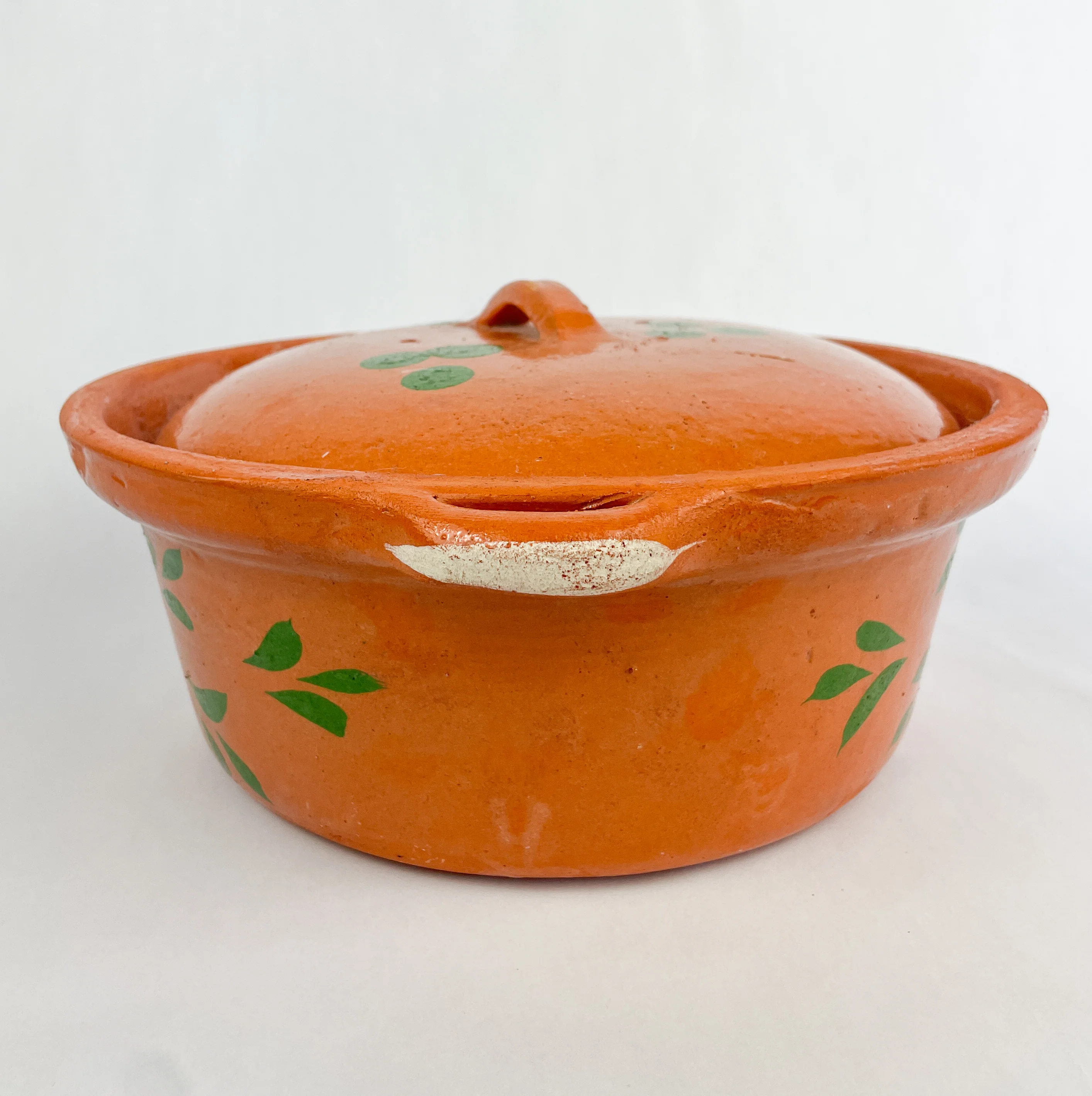 Mexican Clay Cazuela Cooking Pot Lead Free Authentic Clay Pots Sarten de Barro Hondo Casuela