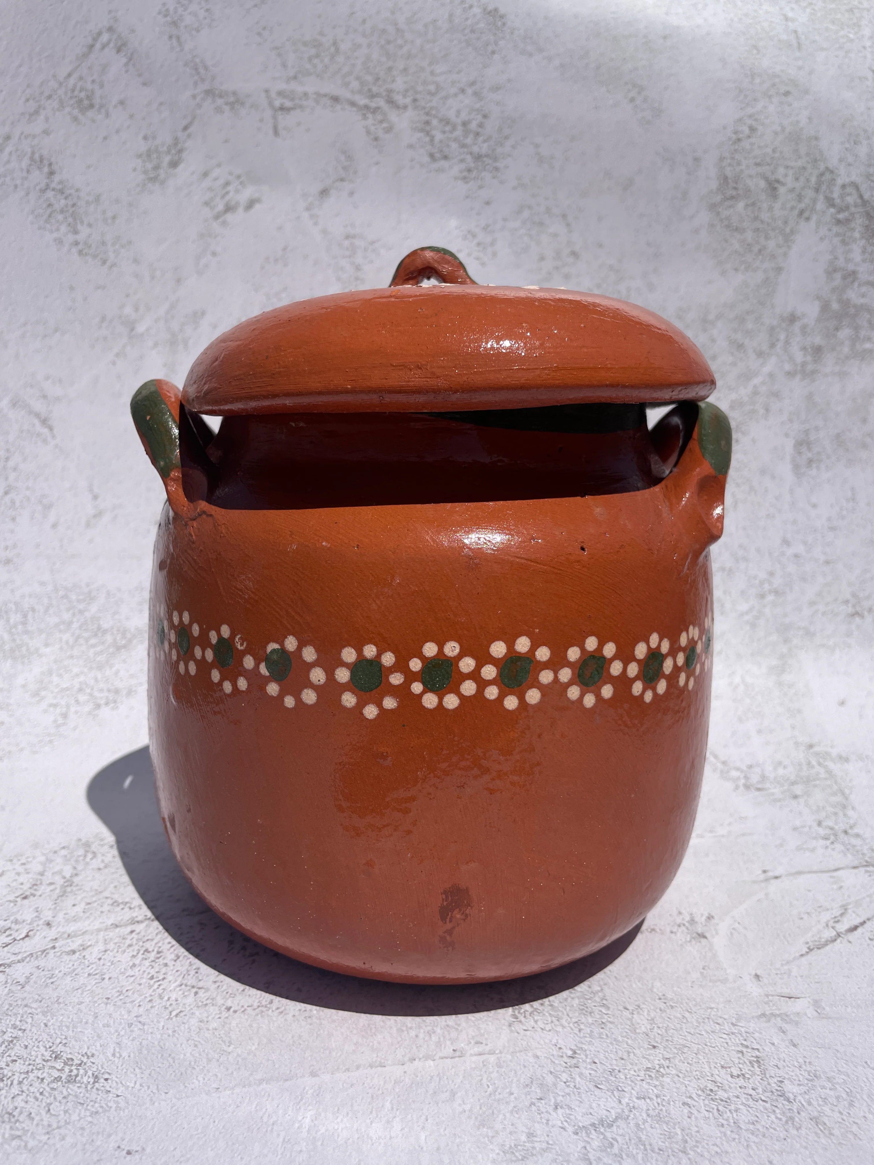 Michoacan Mexican Clay Pot Frijolera Mexican Clay Cooking Pot Small Olla Frijolera