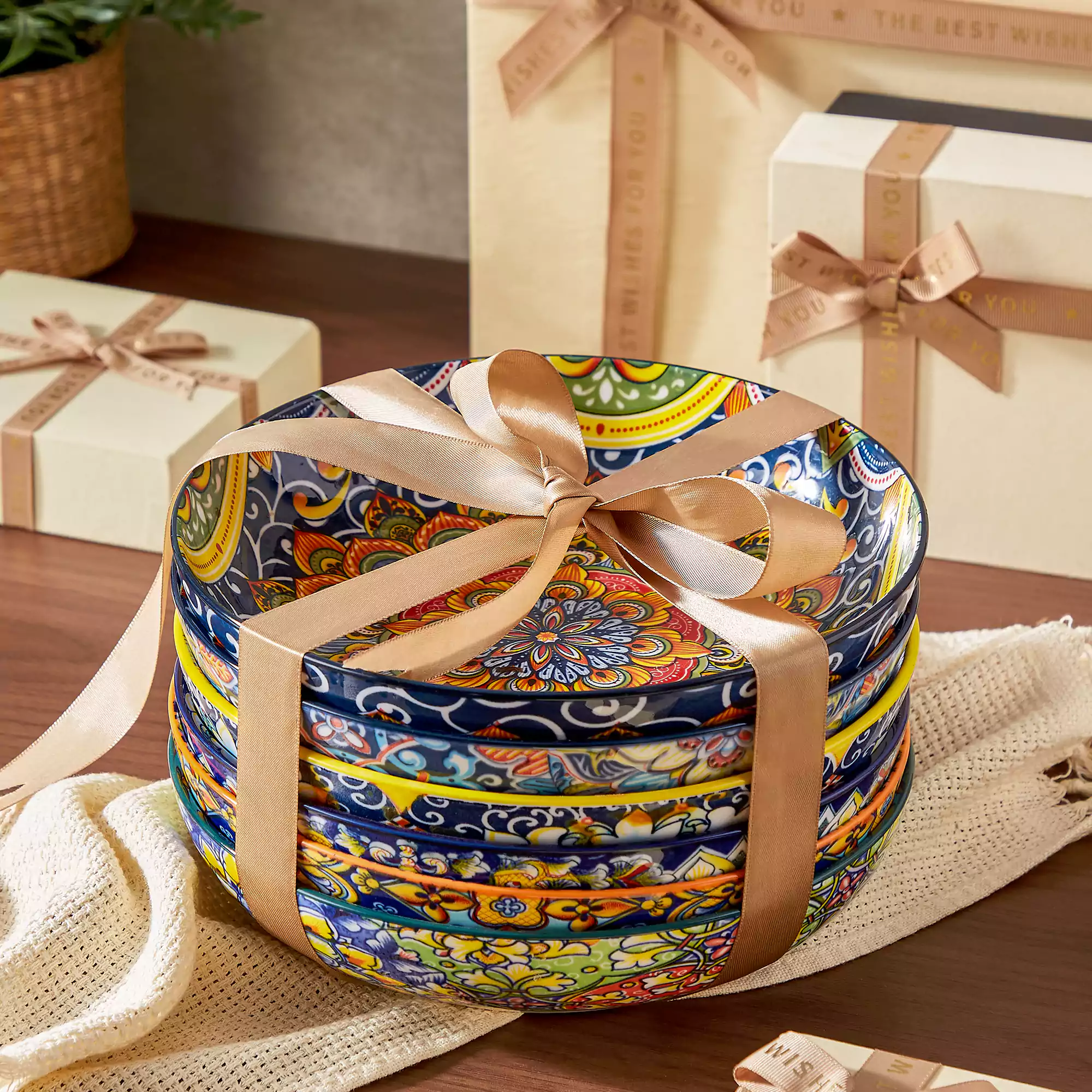 Simi Double-Sided Pasta Bowls Set of 6