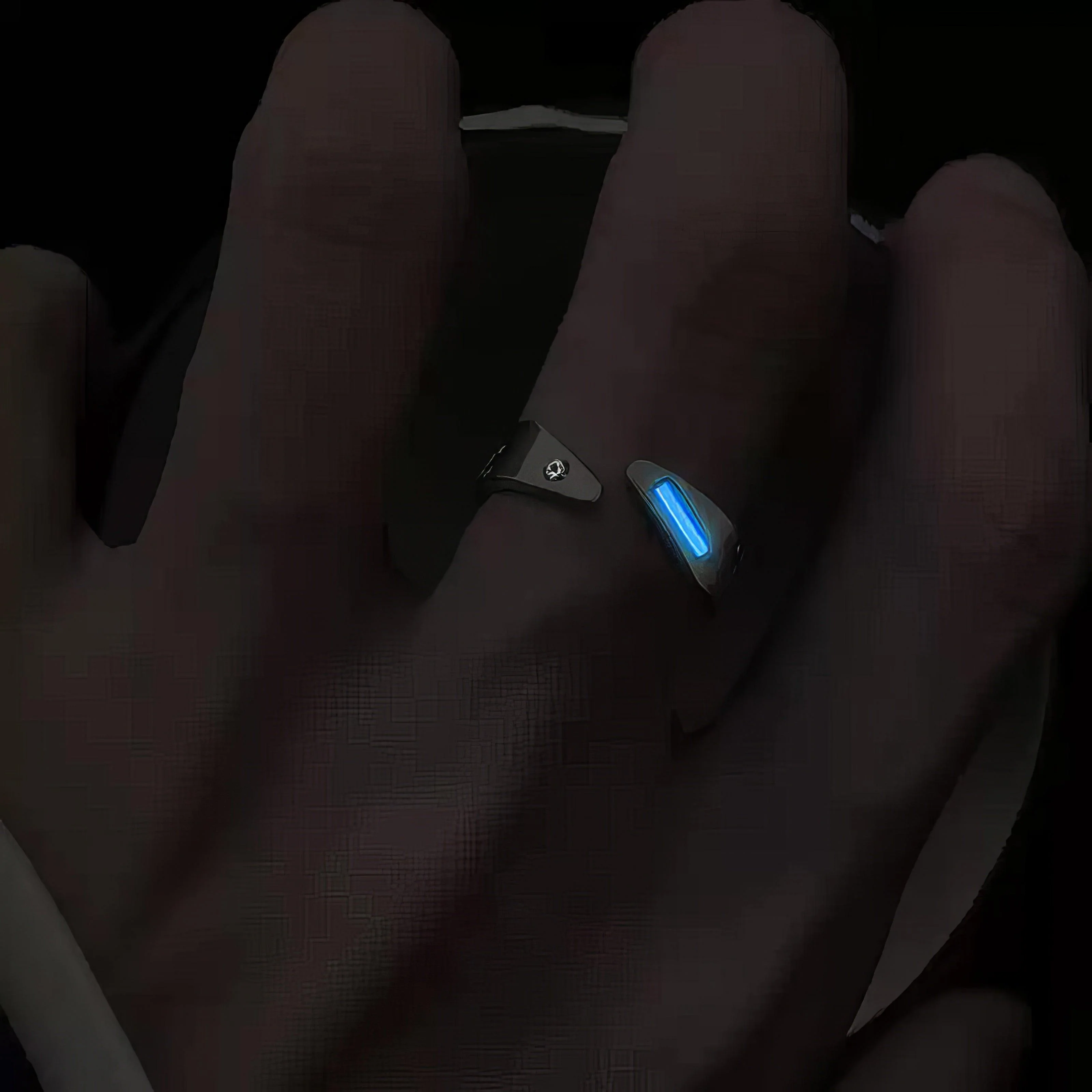 Tritium Self-Luminous Lotus Healing Ring