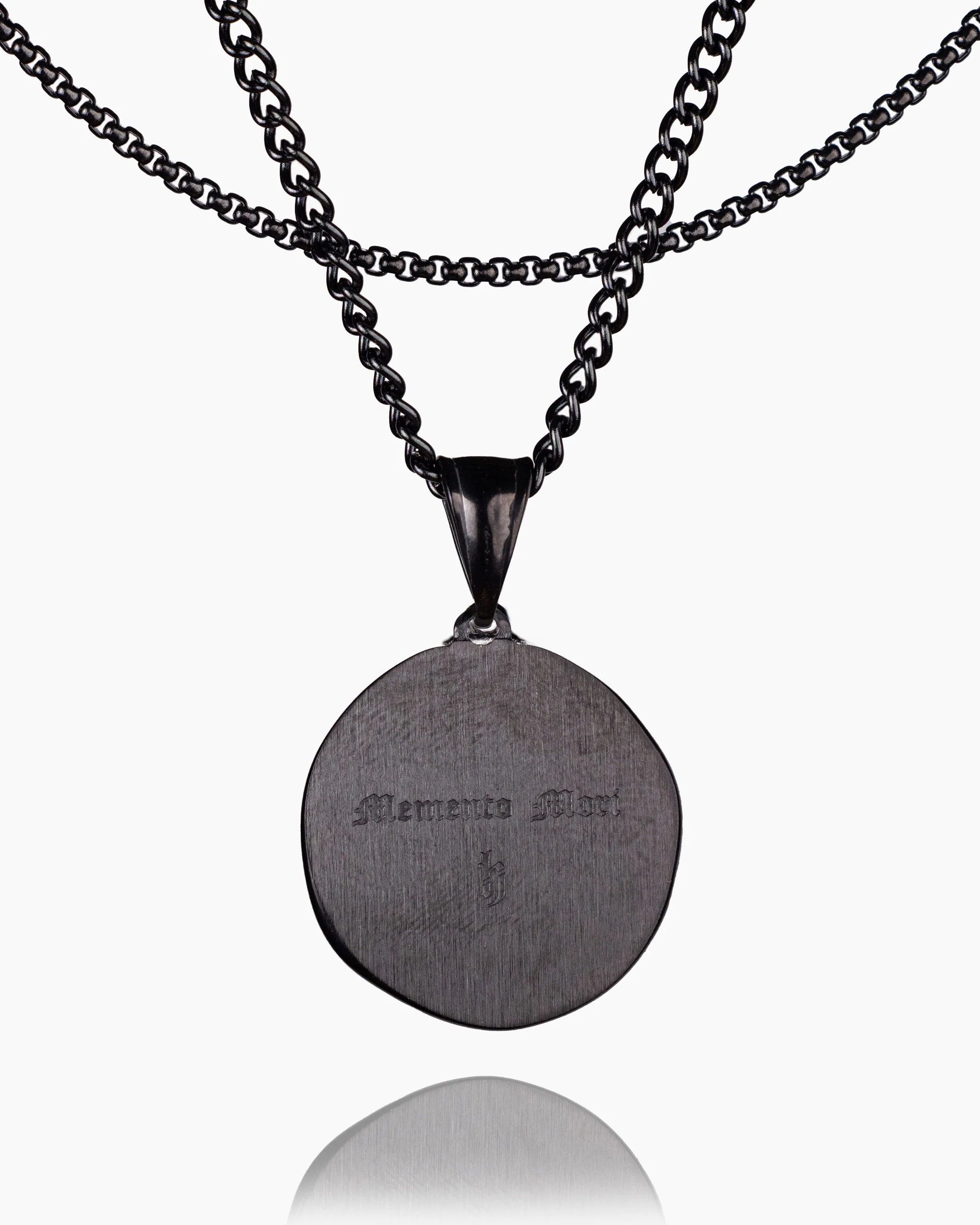Death Smile Memento Mori Coin Pendant