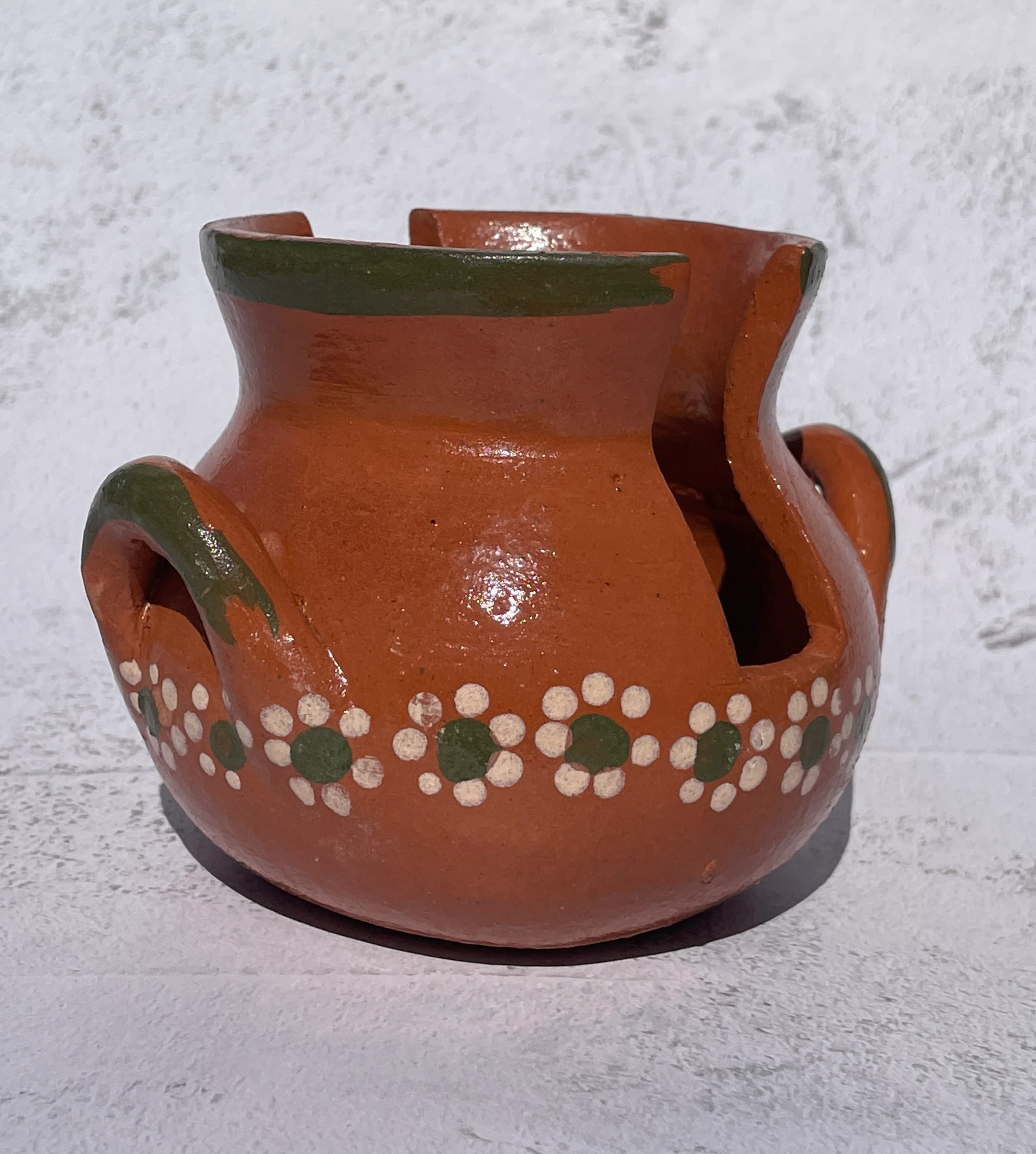 Mexican Clay Napkin Holder Servilletero de Barro Lead Free