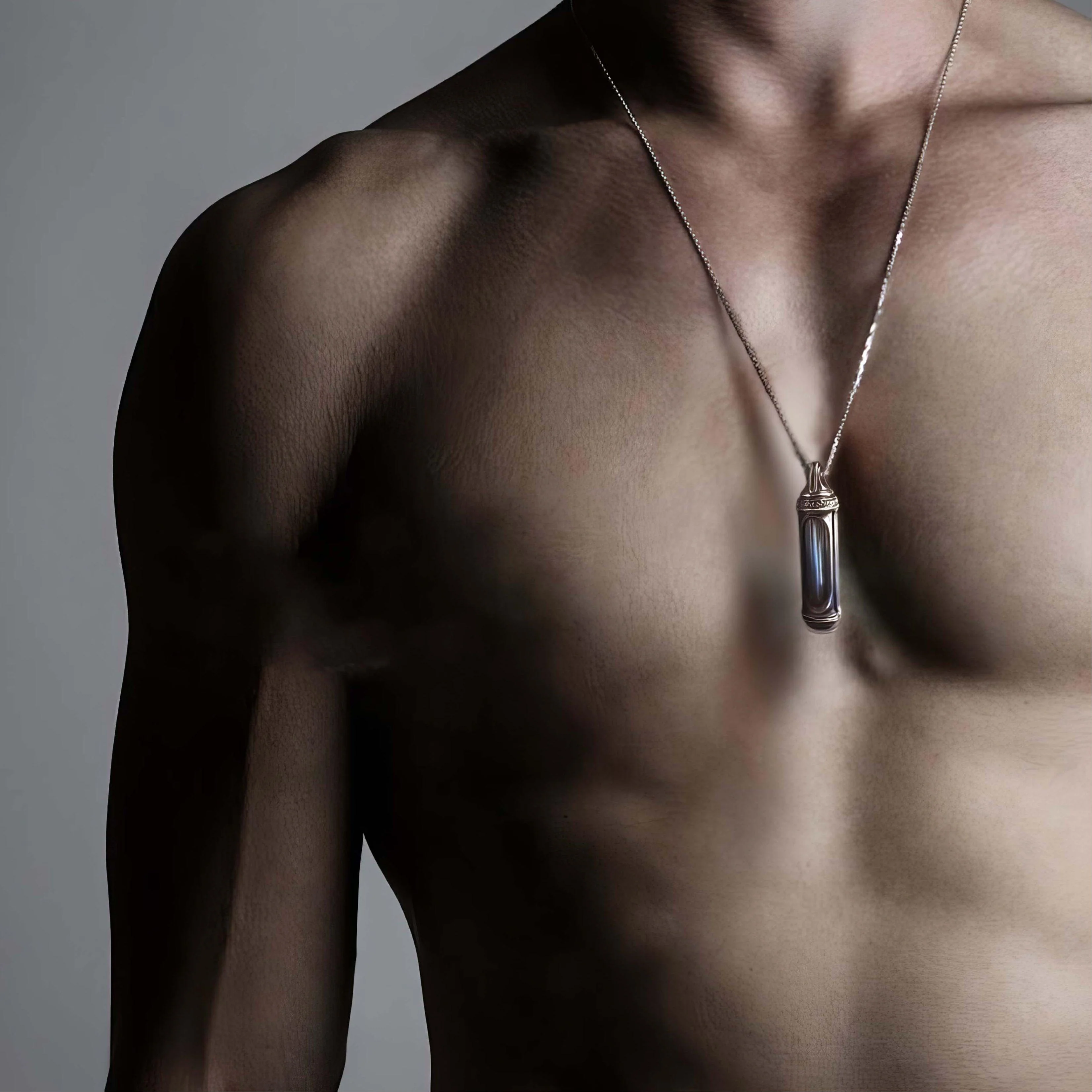 Eternal Glow Tritium Pendant Sterling Silver Necklace