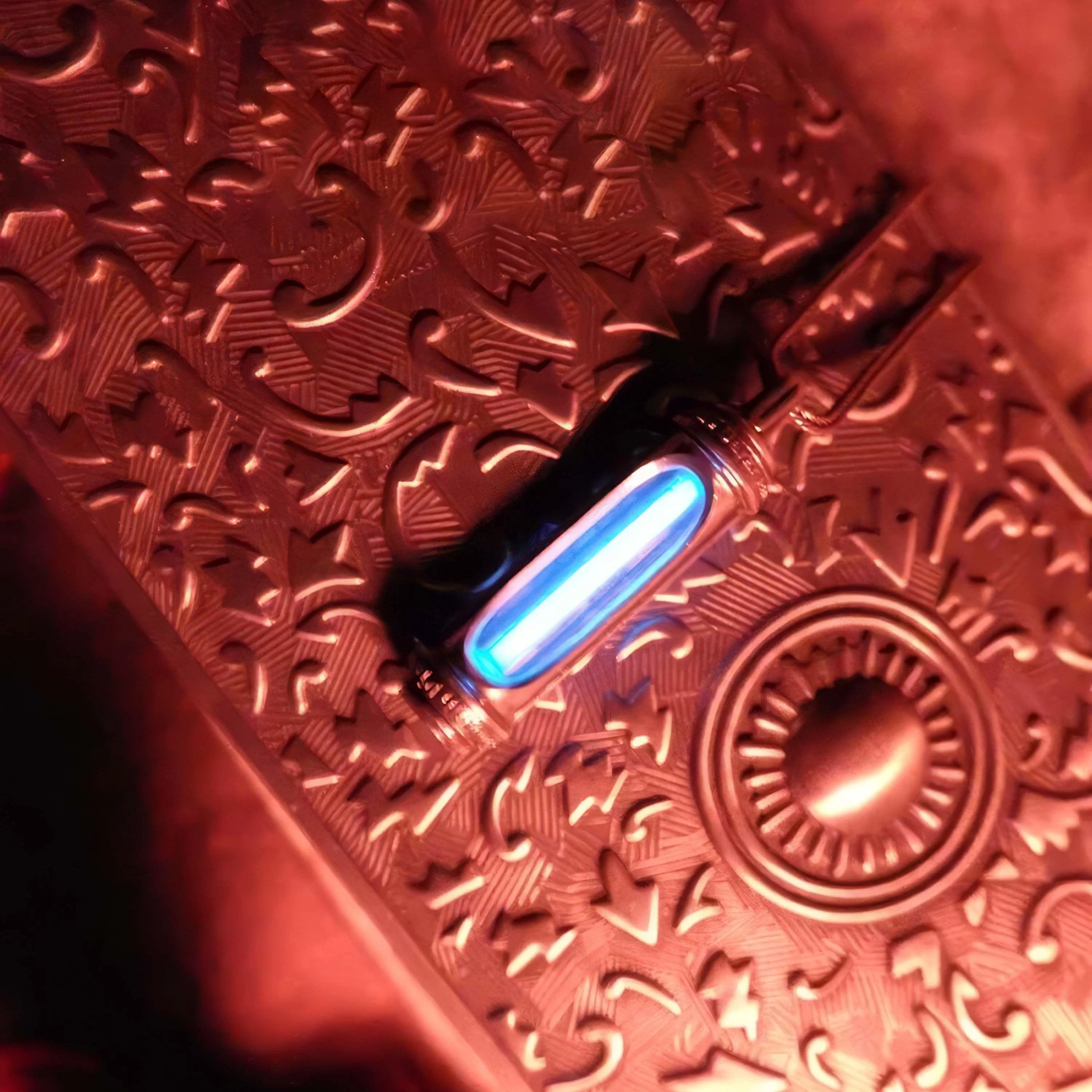 Eternal Glow Tritium Pendant Sterling Silver Necklace