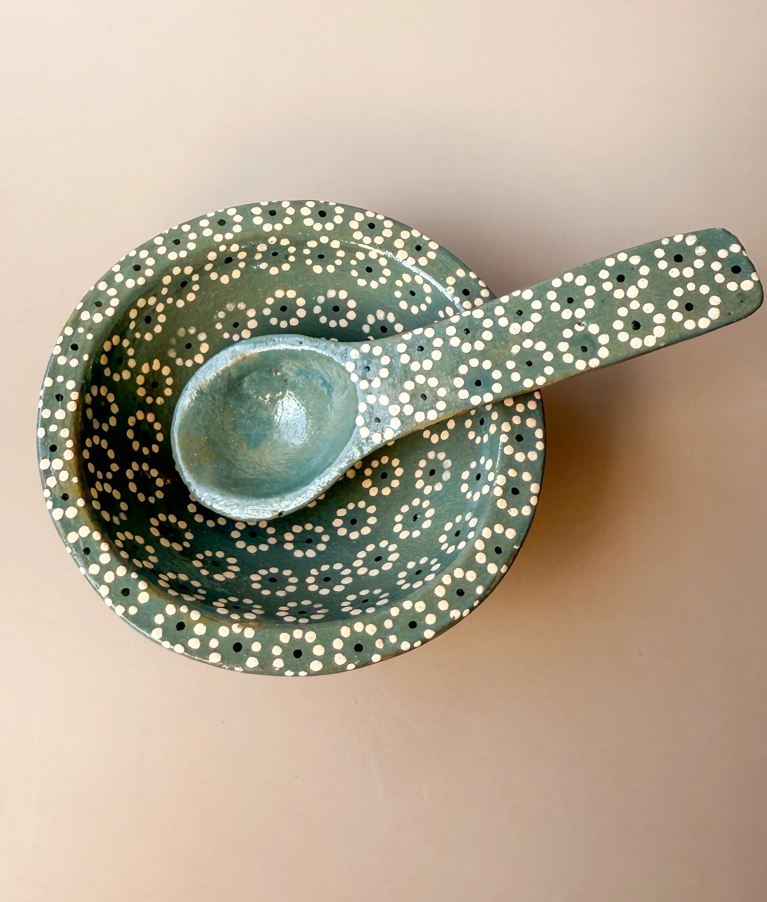 Michoacan Mexican Clay Molcajete Mexican Clay Bowl With Spoon Salsa Bowl With Spoon Traditional Mexican Bowl