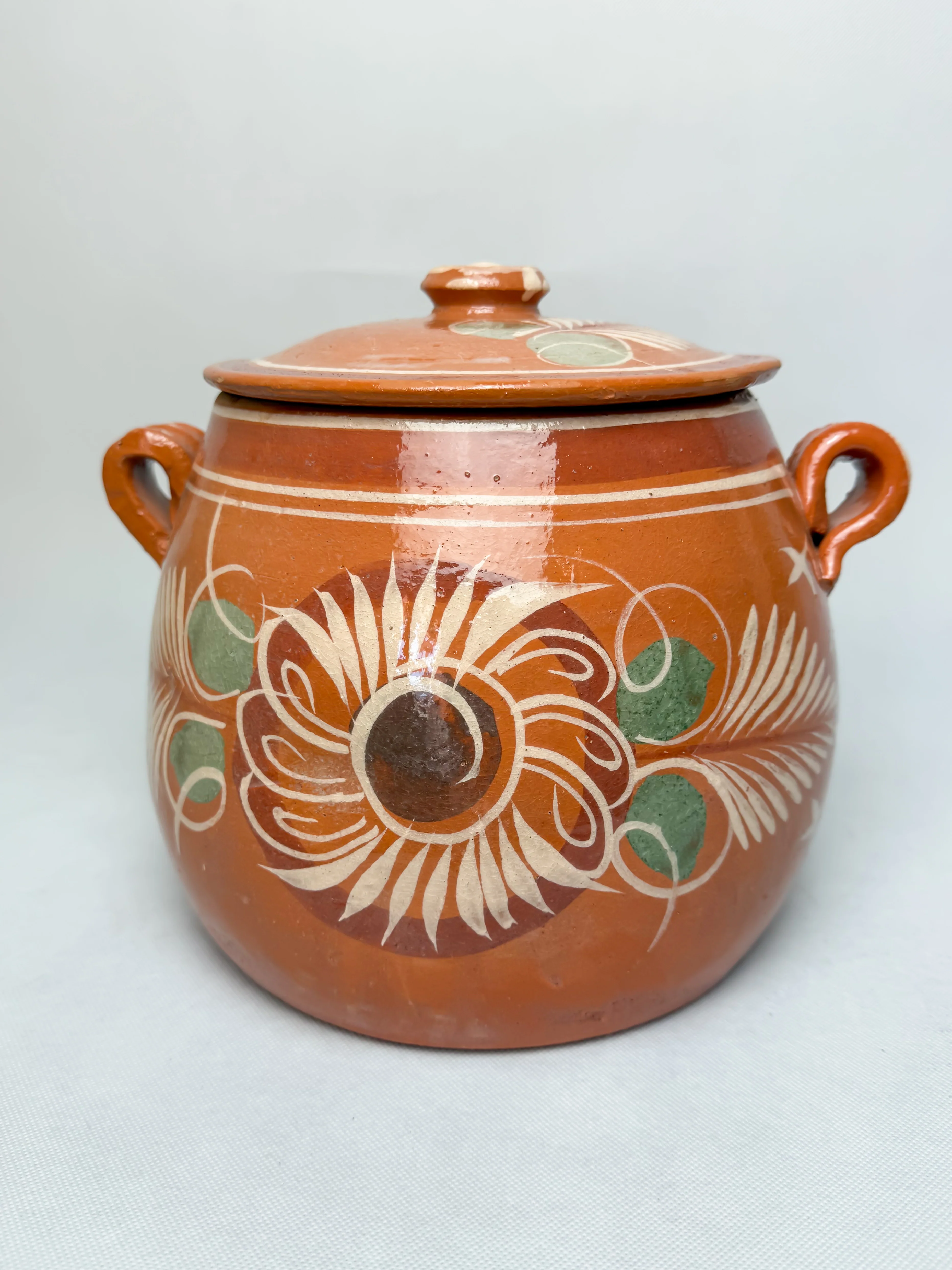 Mexican Cookware Mexican Clay Pot Olla Libre De Plomo Clay Pottery Mexican Clay Bean Pot