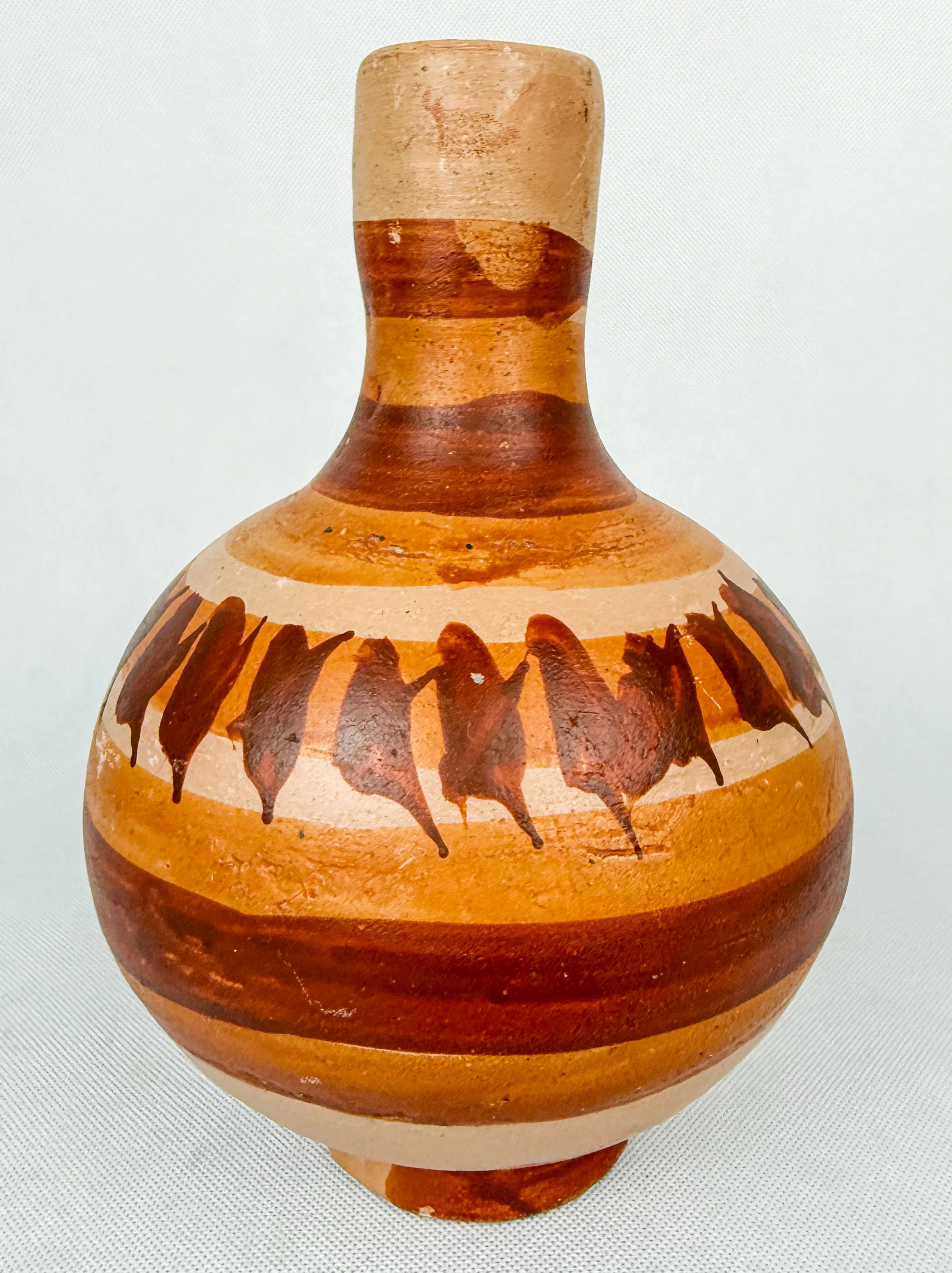 Jalisco Botellon de Barro Clay Water Jug Cantaro de Agua Terracotta Water Jug