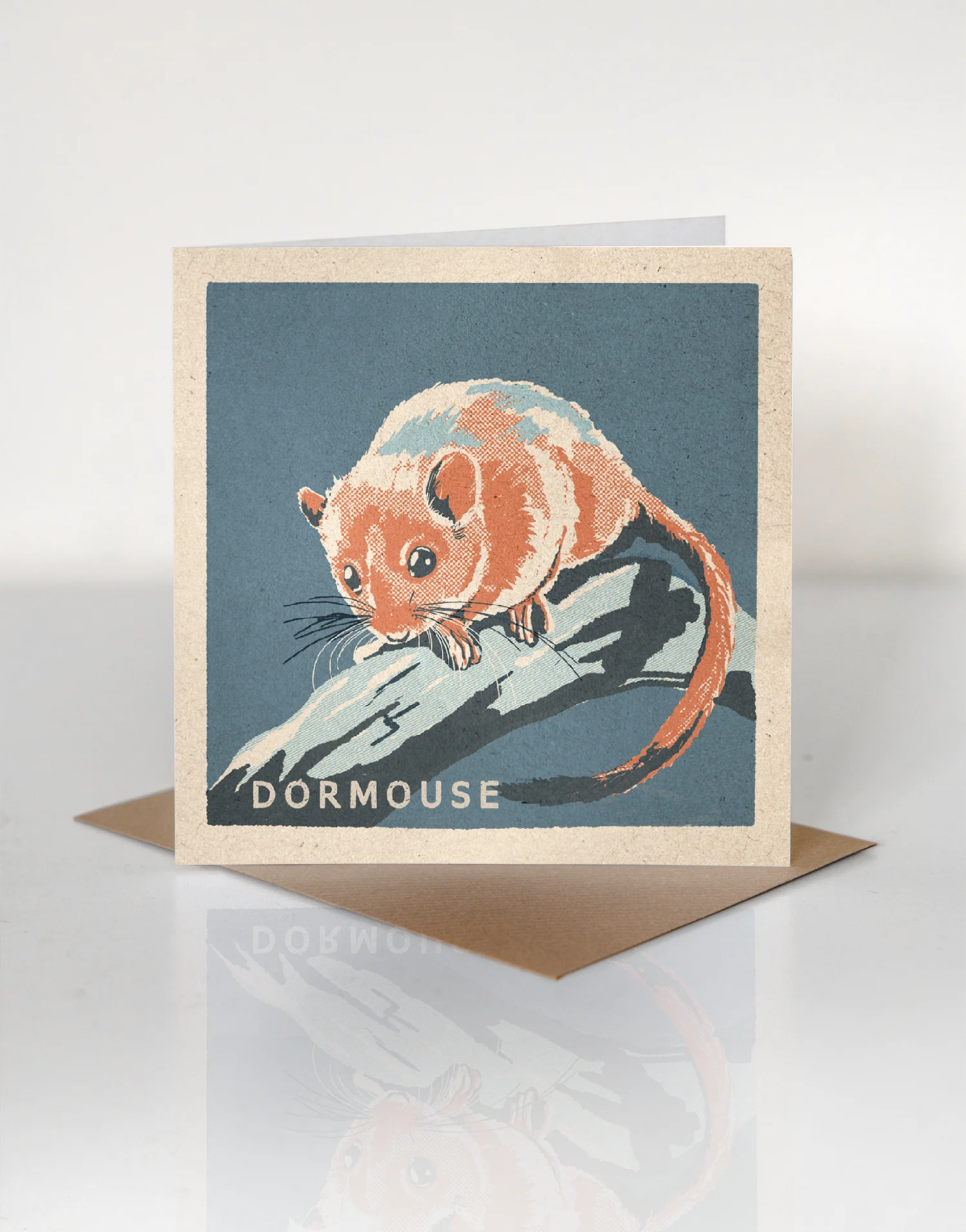 Dormouse greeting card