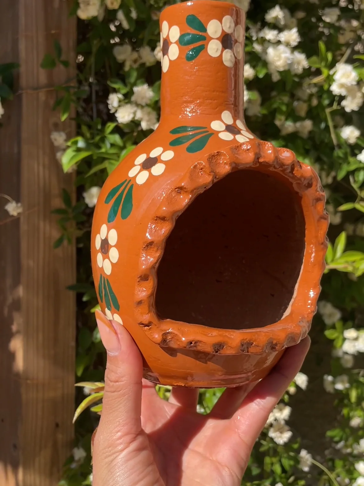 Mexican Chimenea Clay Chimeneas Mini Indoor Chimenea Incense Burner Cone Incense Burner Blue