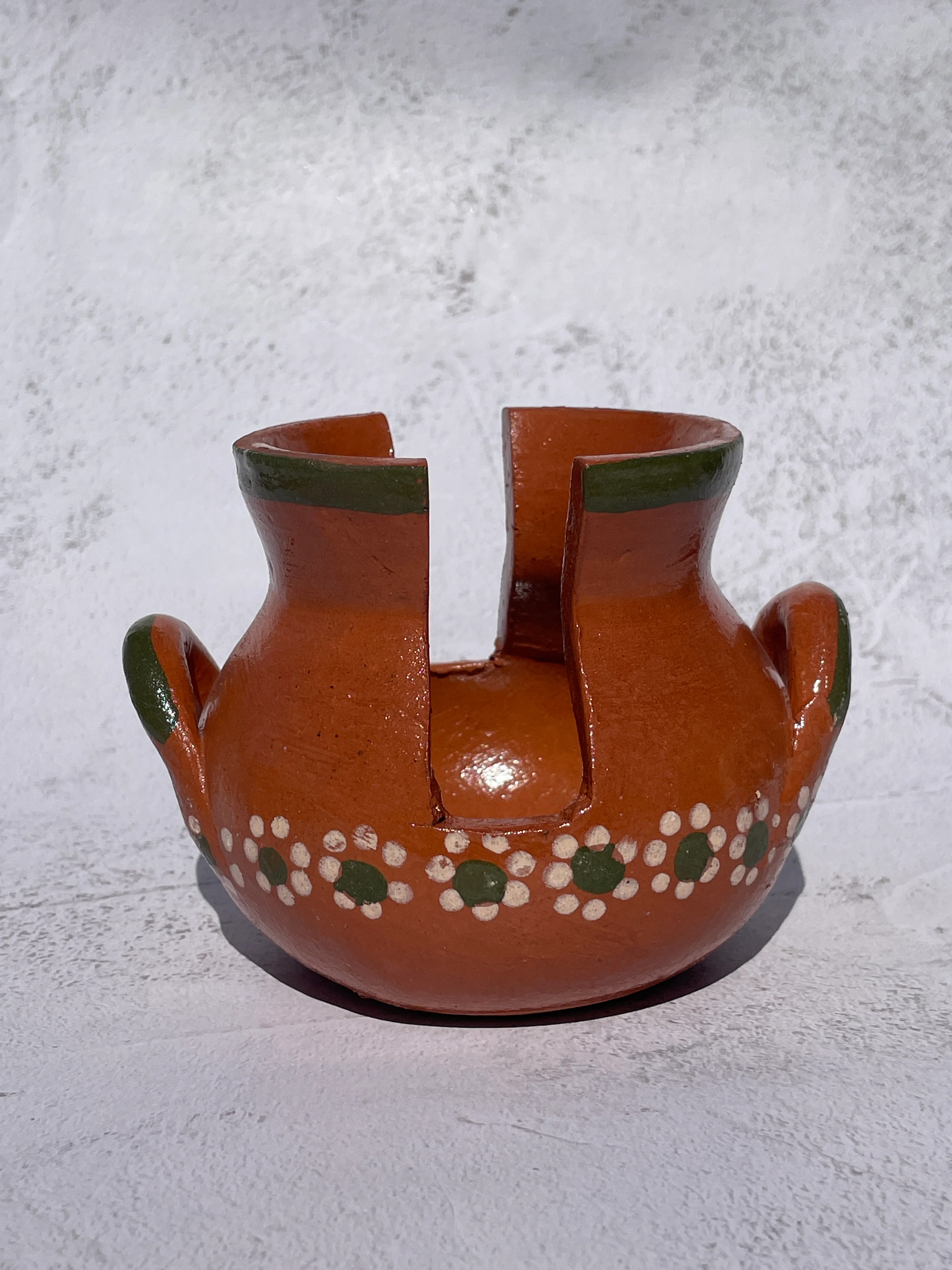 Mexican Clay Napkin Holder Servilletero de Barro Lead Free