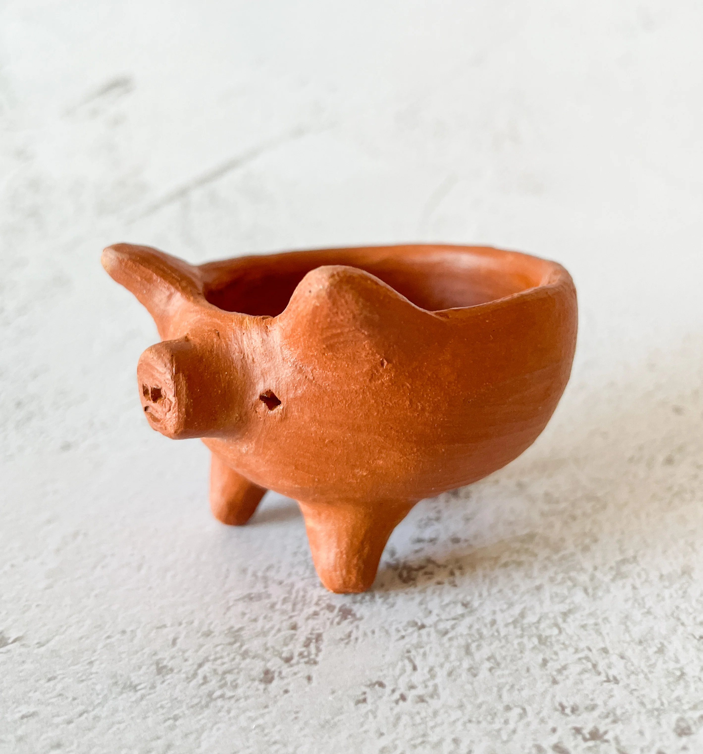 Oaxaca Pottery Red Clay Marranito Mini Puerquitos de Barro Rojo Oaxaca Red Clay Pottery