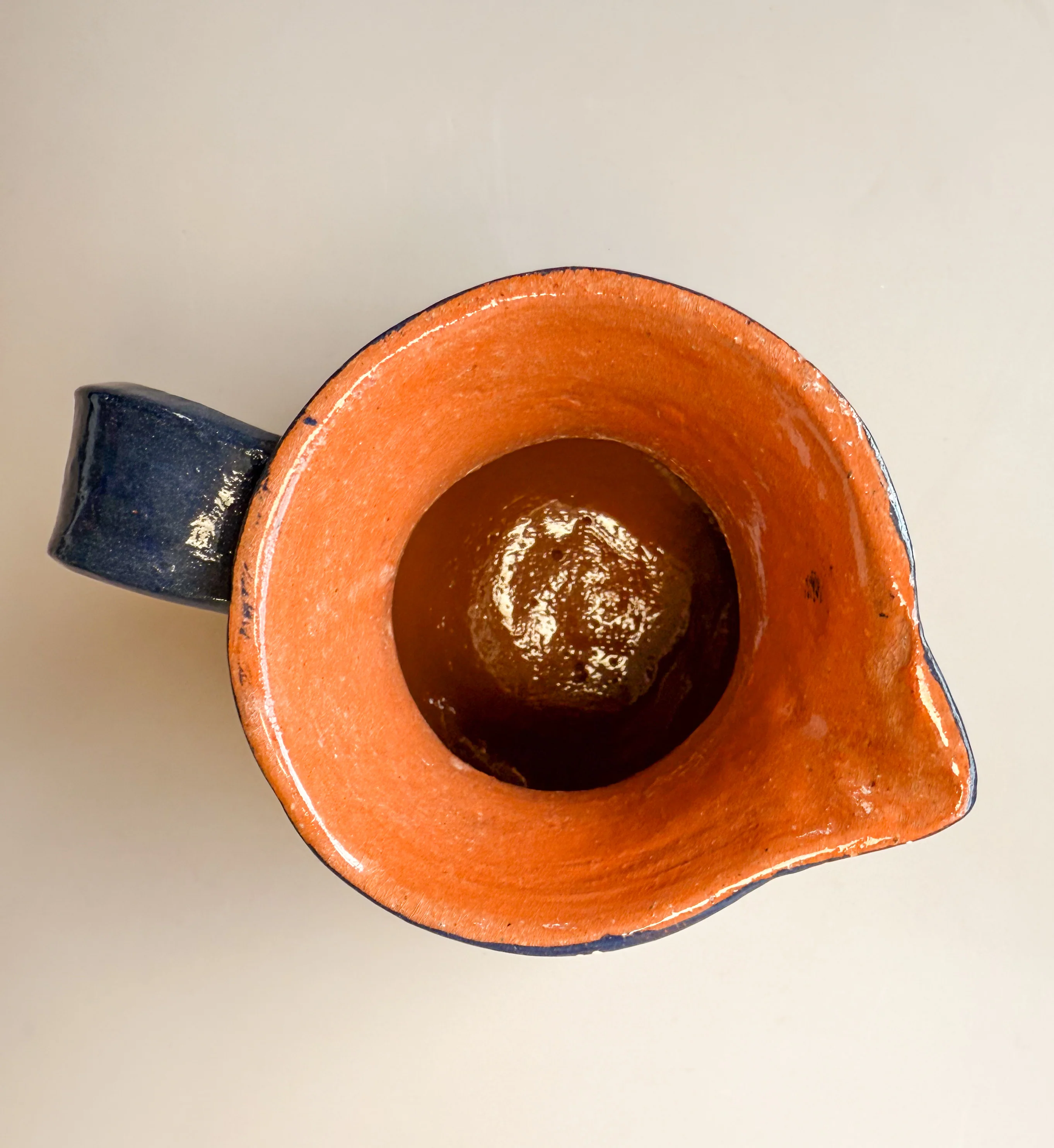 Michoacan Clay Pitcher Jarra de Barro Capula