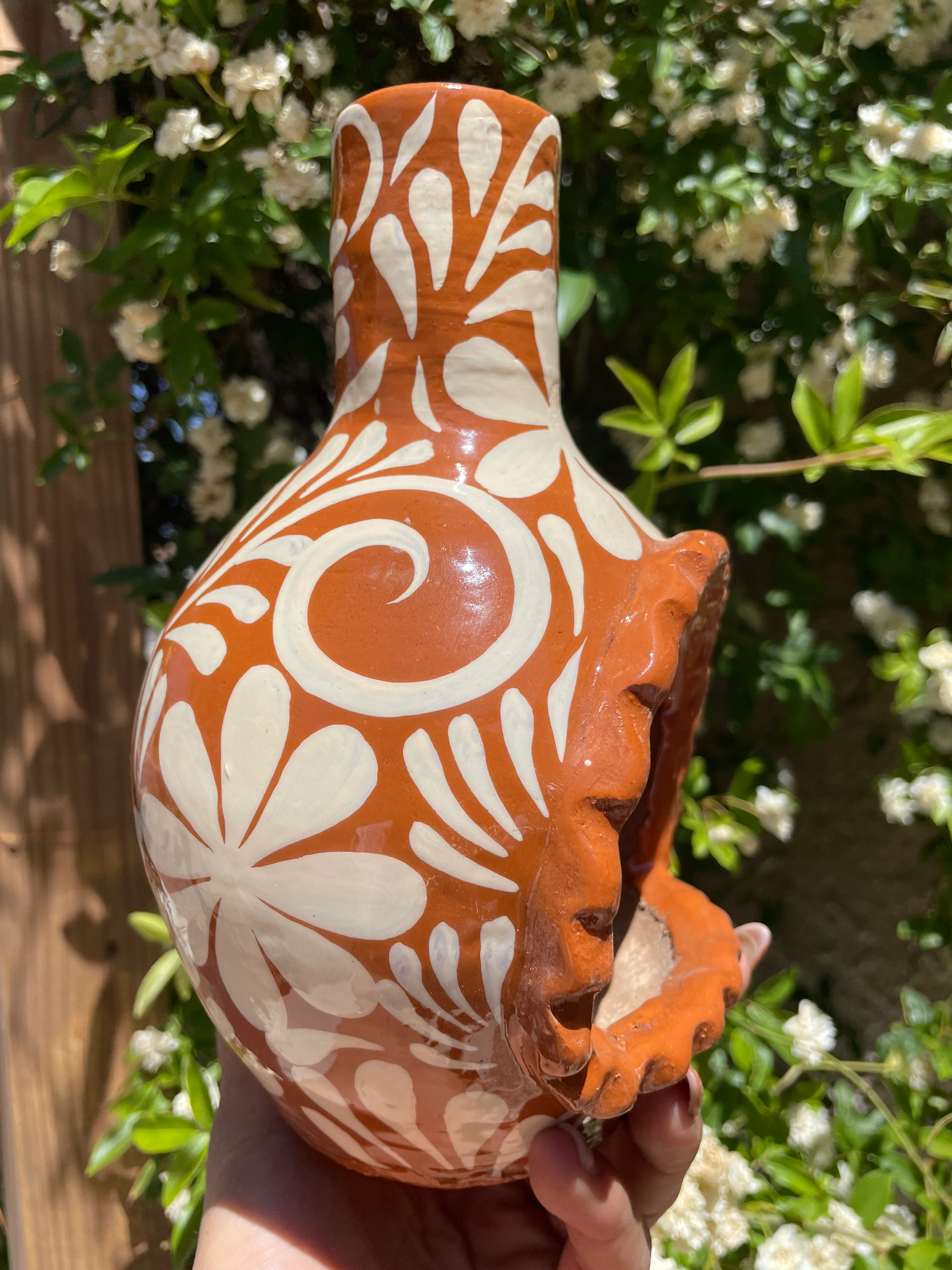 Mexican Chimenea Clay Chimeneas Mini Indoor Chimenea Incense Burner Cone Incense Burner Blue