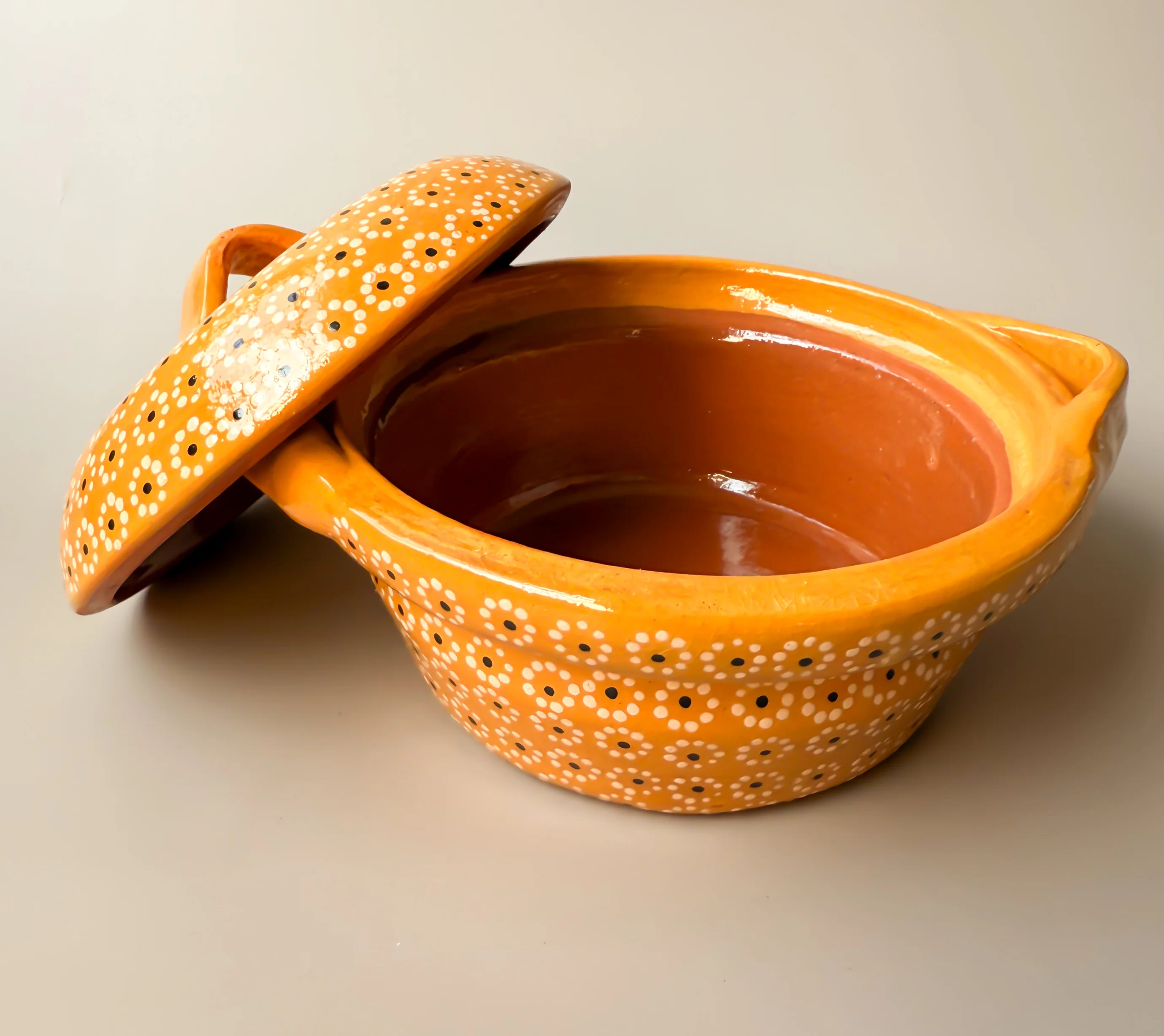 Michoacan Mexican Clay Small Cazuelas Cazuelitas With Lid Casuela De Barro
