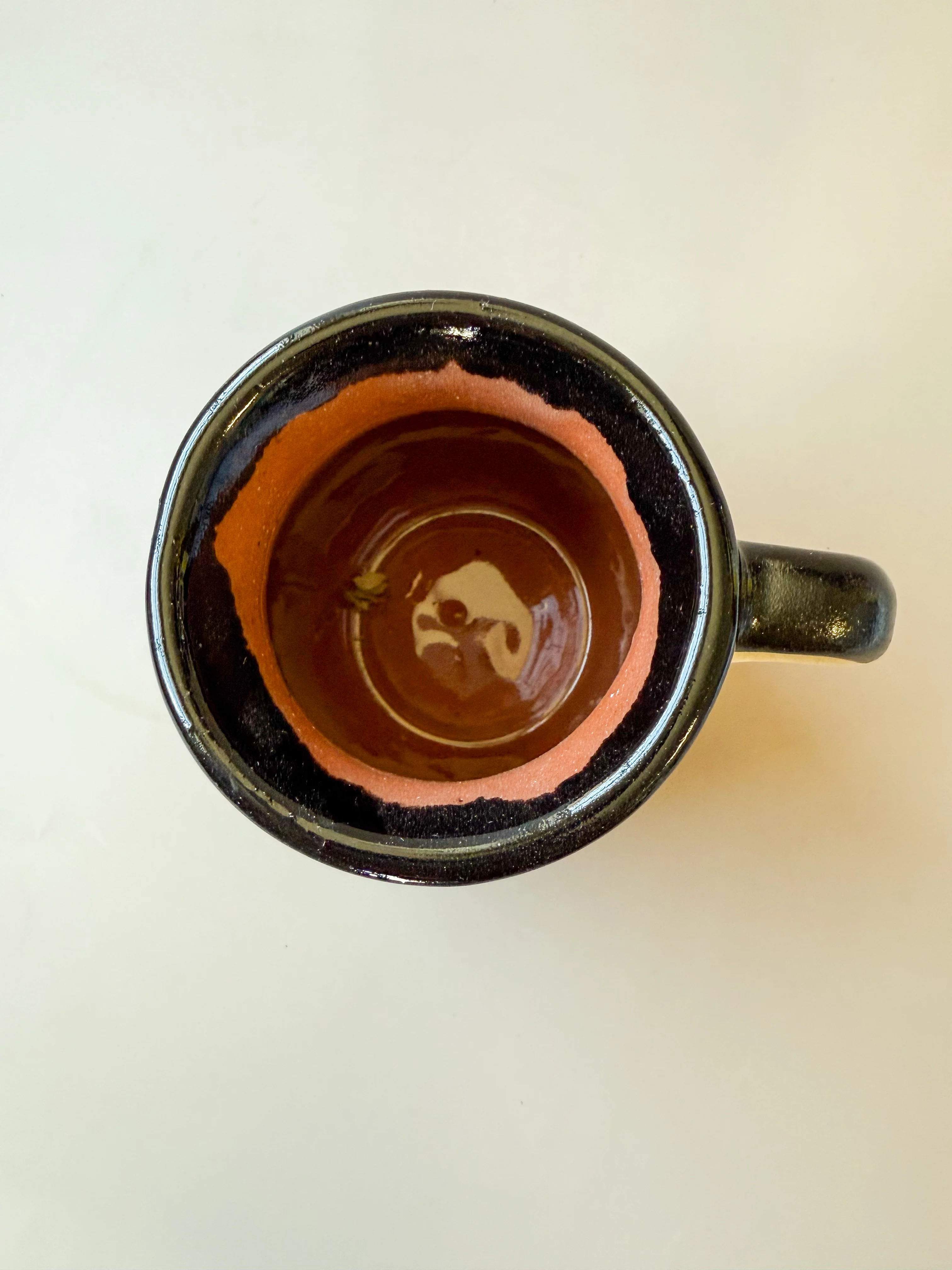 Mexican Clay Mugs Engobe Colorful Tazas De Barro Talavera Coffee Mug