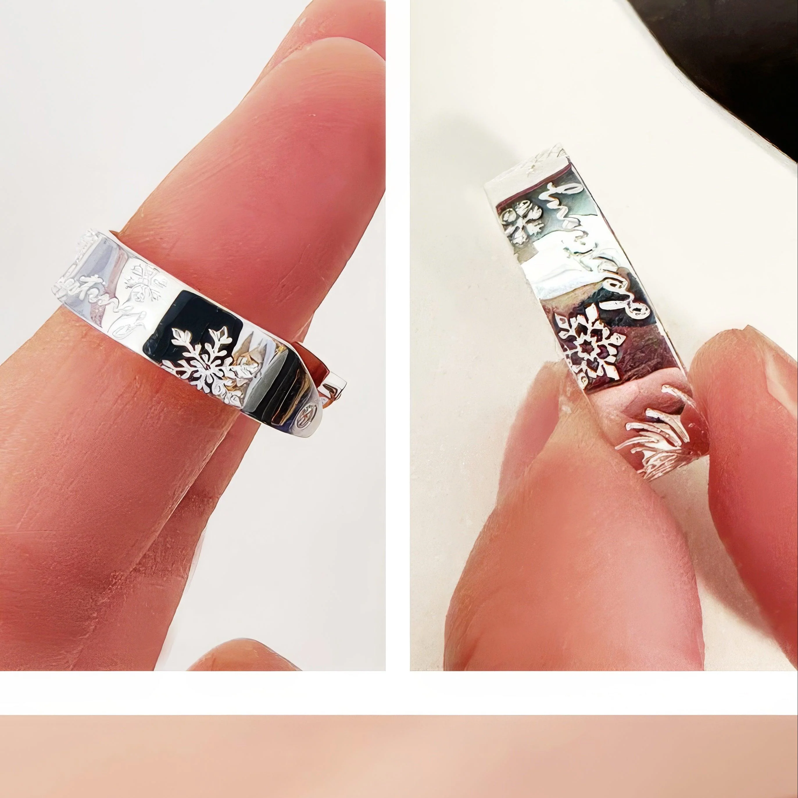 Tritium Self-Luminous Lotus Healing Ring