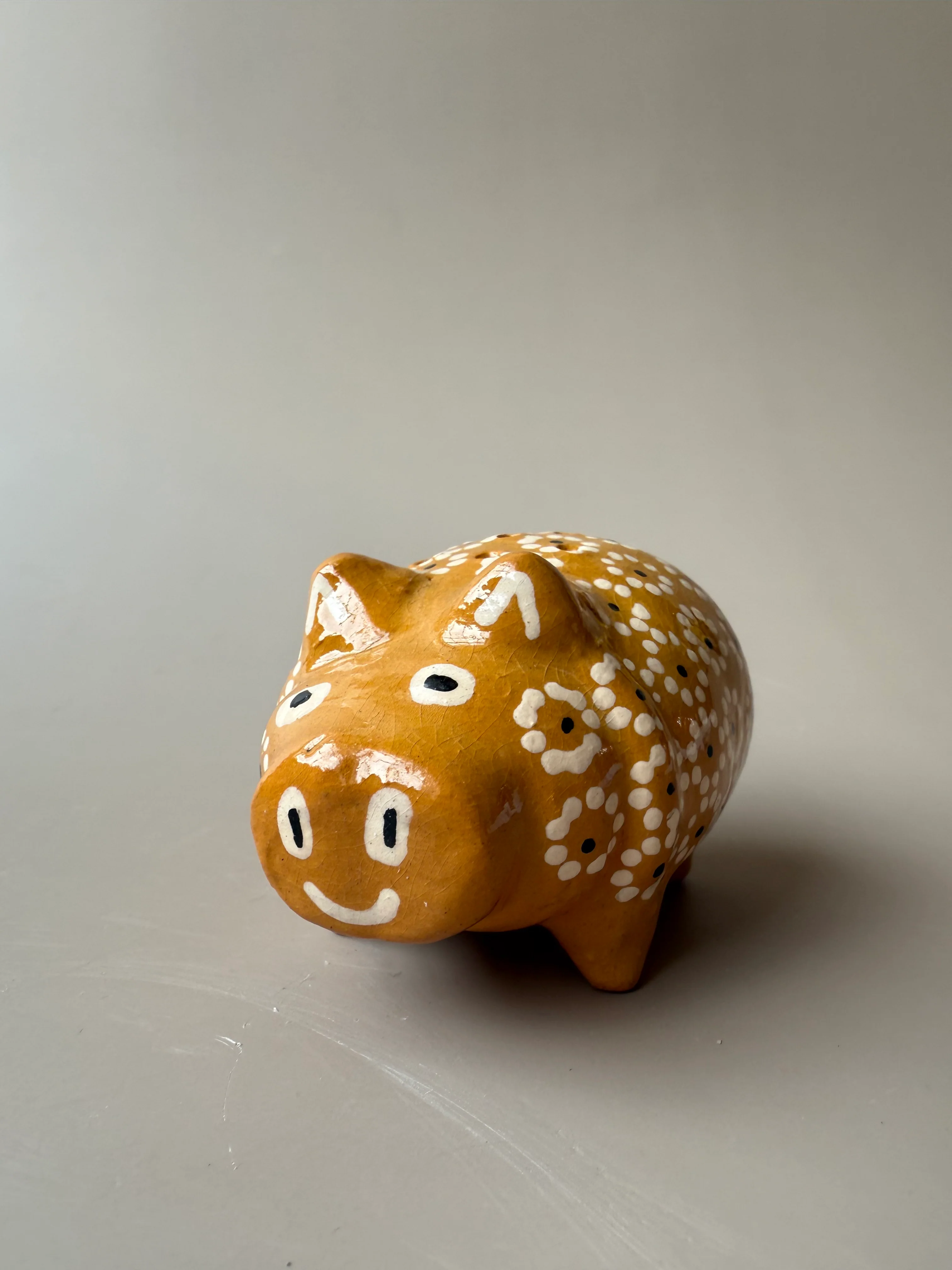 Michoacan Mexican Clay Salt And Pepper Marranitos Shakers Piggies Puerquitos