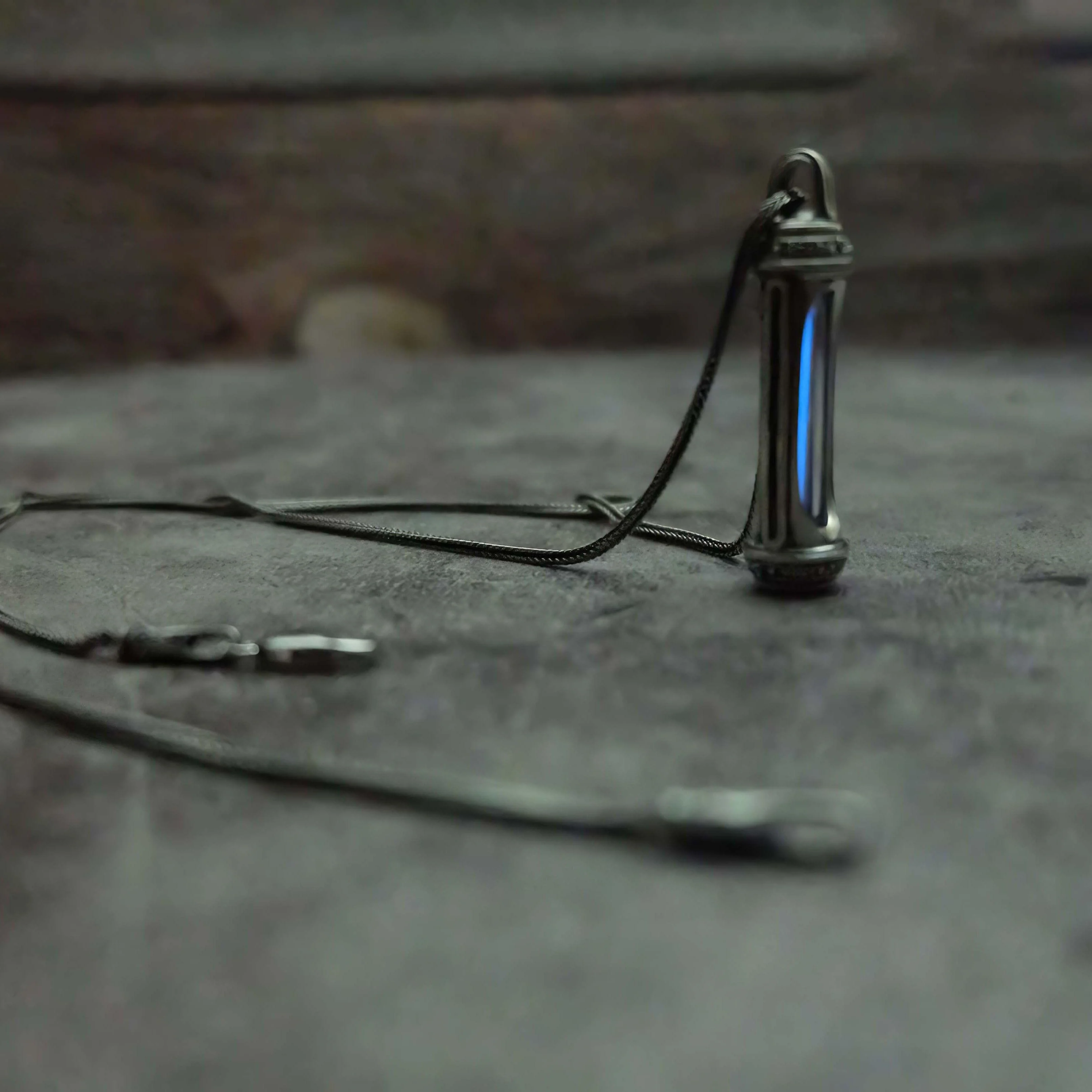 Eternal Glow Tritium Pendant Sterling Silver Necklace