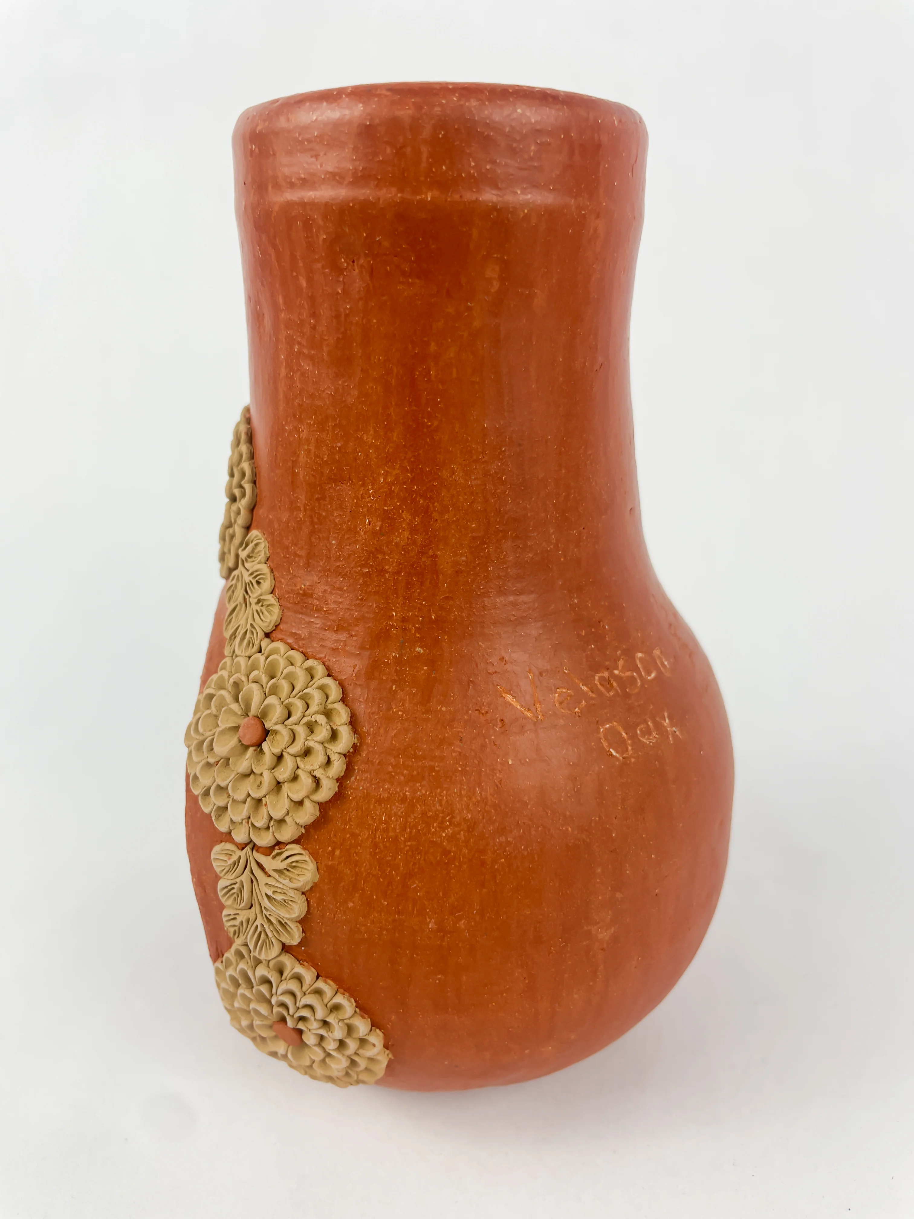 Velasco Oaxaca Pottery Mini Chimenea Clay Filigree Filigrana Oaxacan Pottery Atzompa Pottery