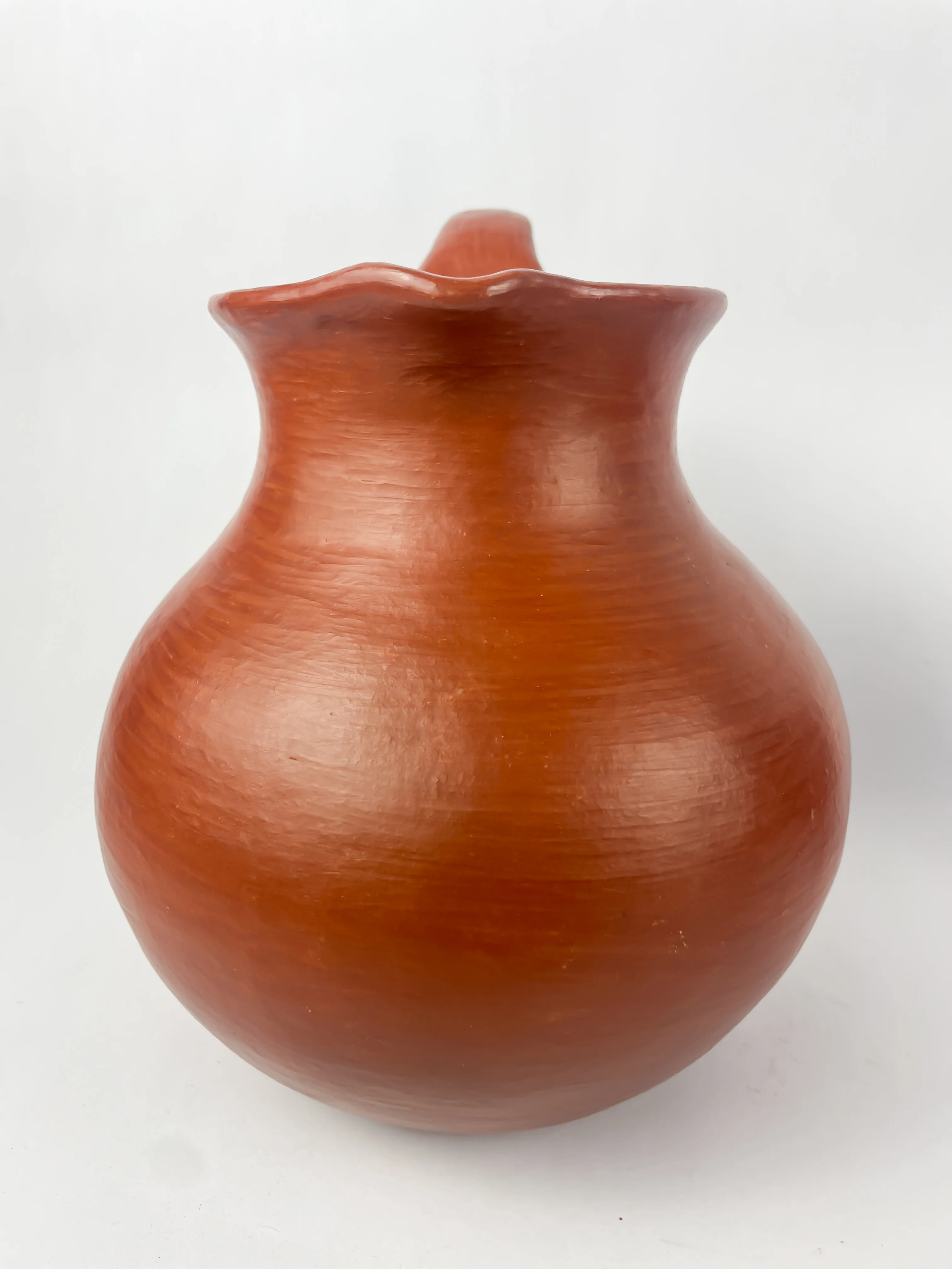 Oaxaca Red Clay Pottery Jarra de Barro Rojo Pitcher Mexican Red Clay Pottery Oaxaca Clay Pottery San Marcos Tlapazola Red Clay Pottery
