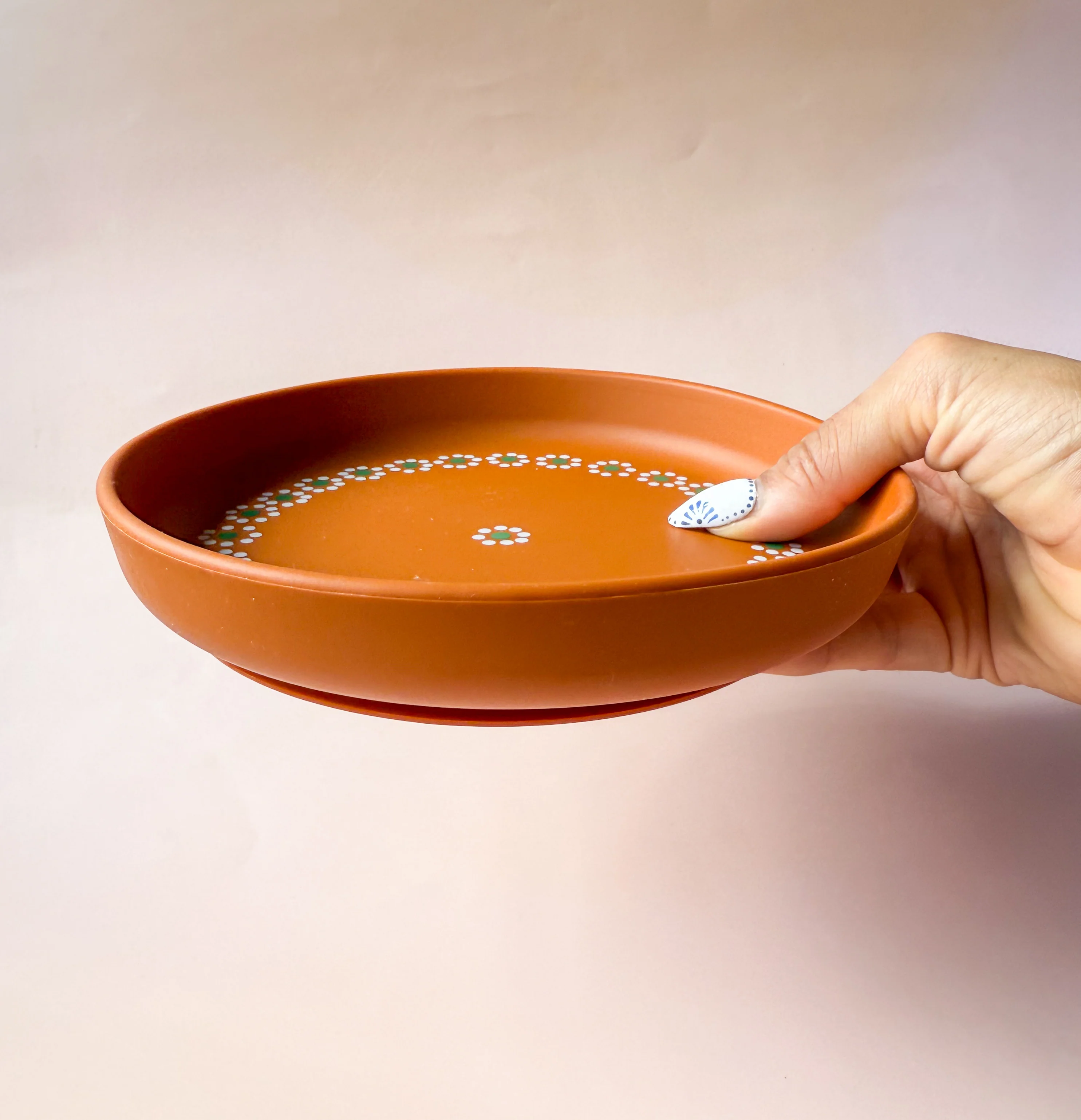 Mexican Clay Plate Baby Mexican Inspired Silicone Barro Meal Set