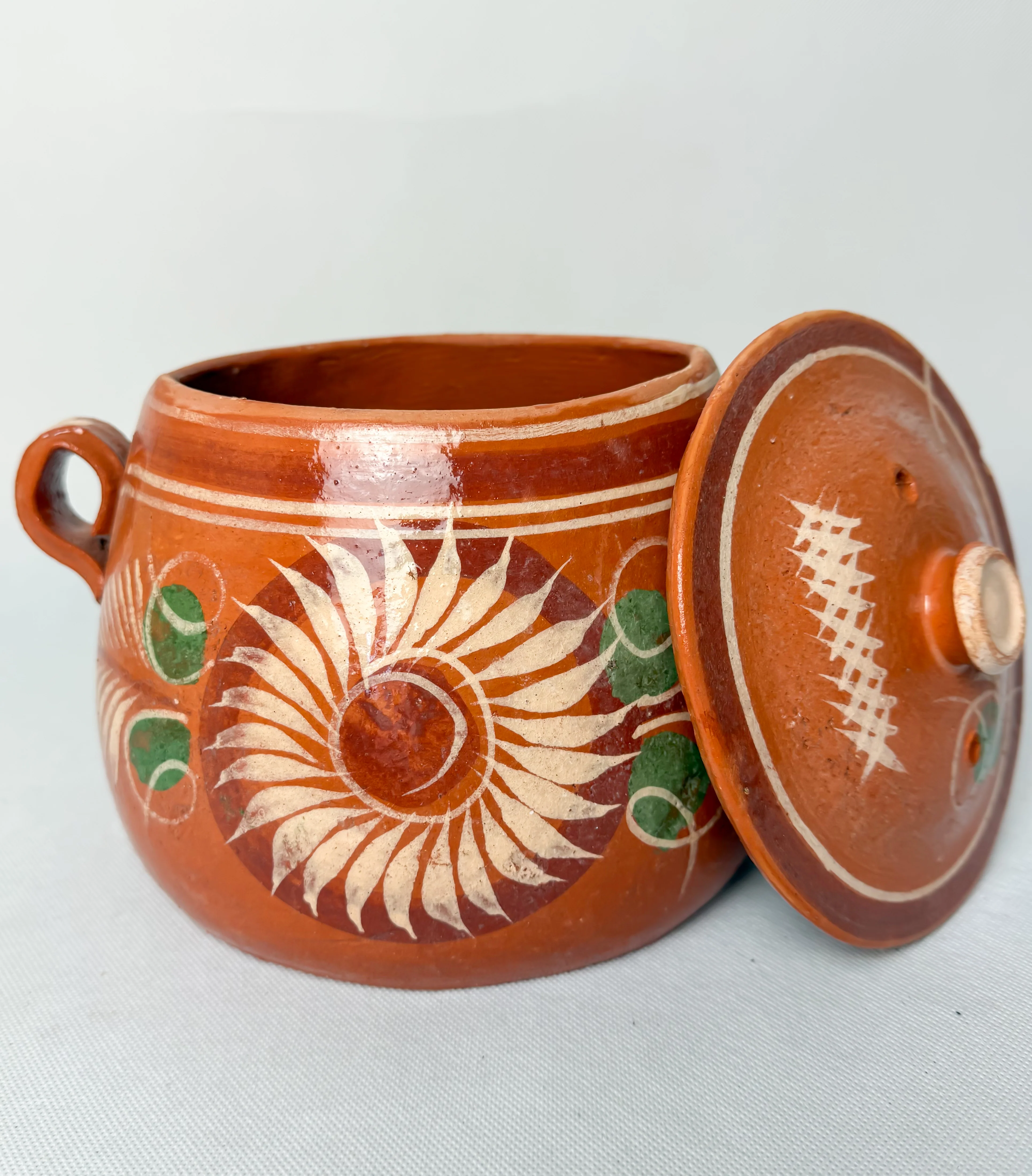 Mexican Cookware Mexican Clay Pot Olla Libre De Plomo Clay Pottery Mexican Clay Bean Pot