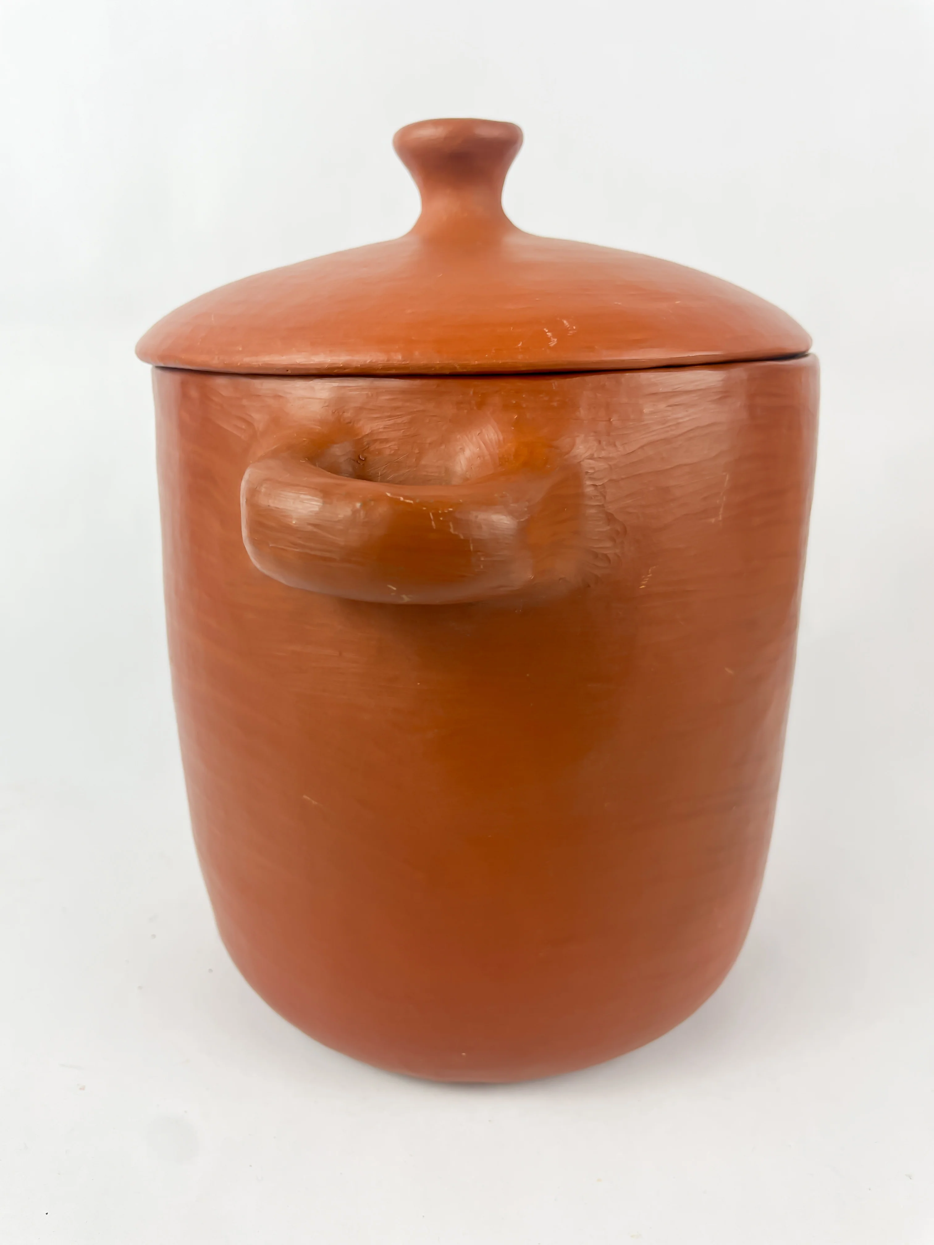 Oaxaca Red Clay Pottery Bean Pot Mexican Red Clay Pottery Oaxaca Clay Pottery San Marcos Tlapazola Red Clay Pottery