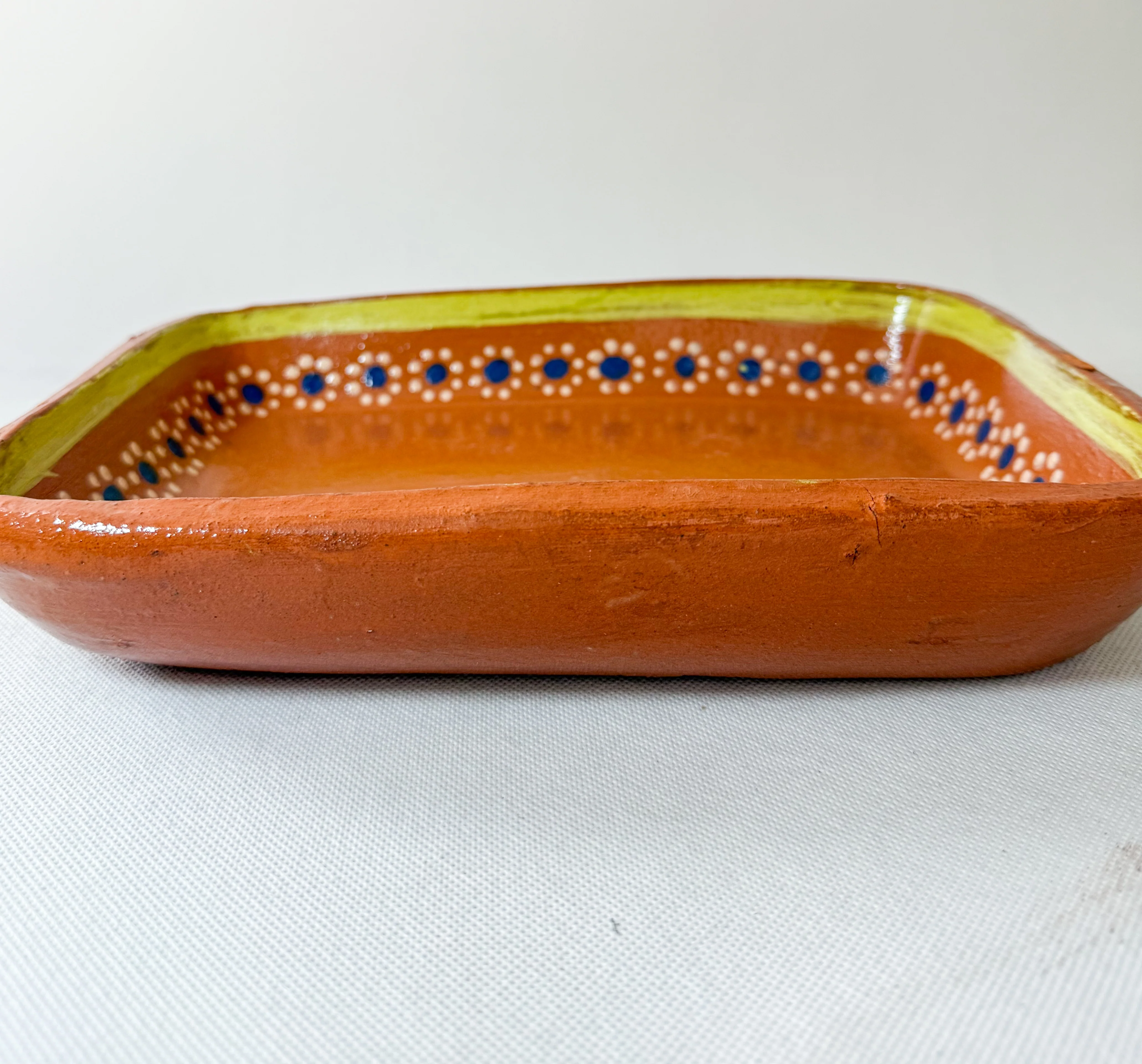 Michoacan Red Clay Pottery Dinnerware Set 36 Pc Clay Bowls Mexican Red Clay Vajilla de Barro