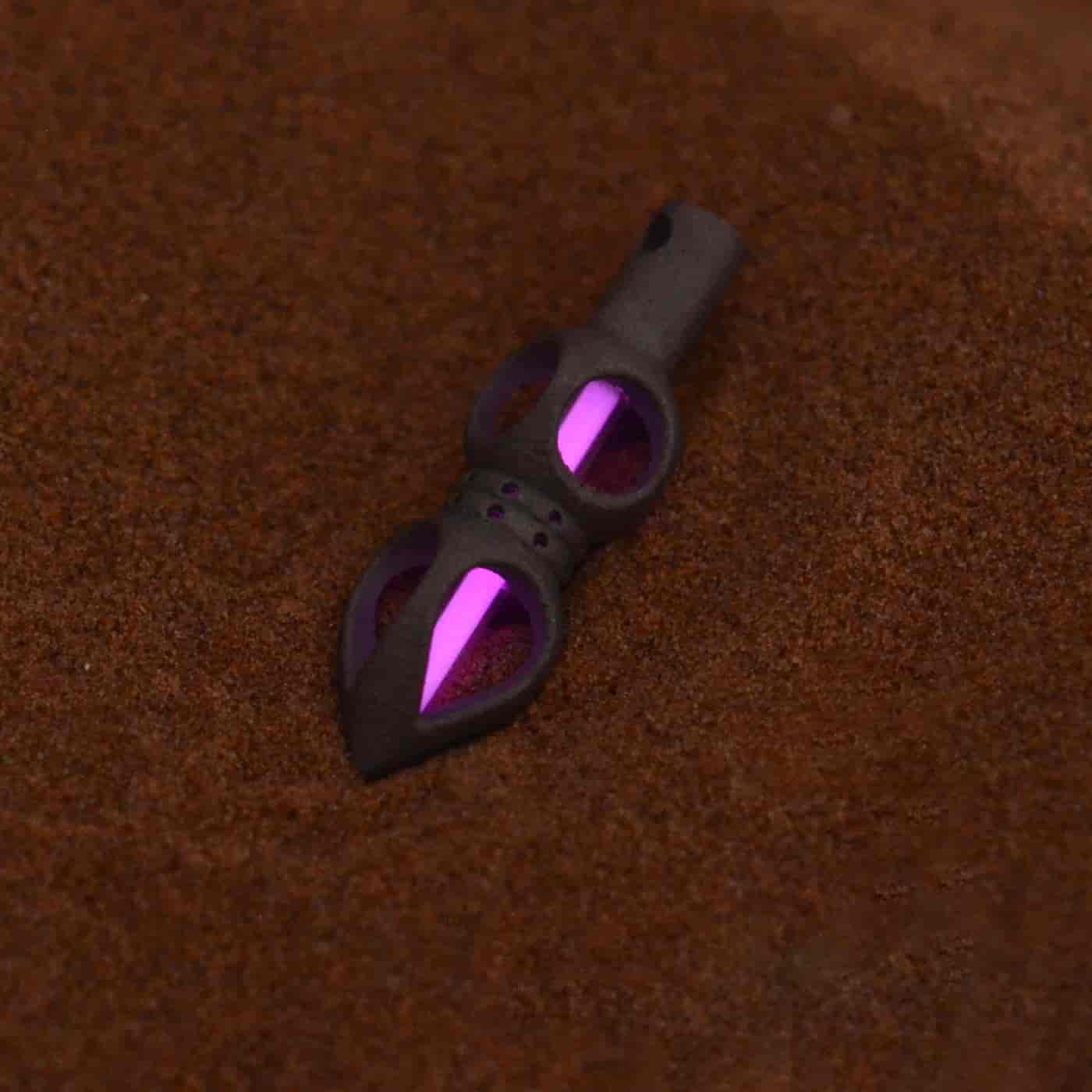 Cyber Vajra Tritium Titanium Pendant