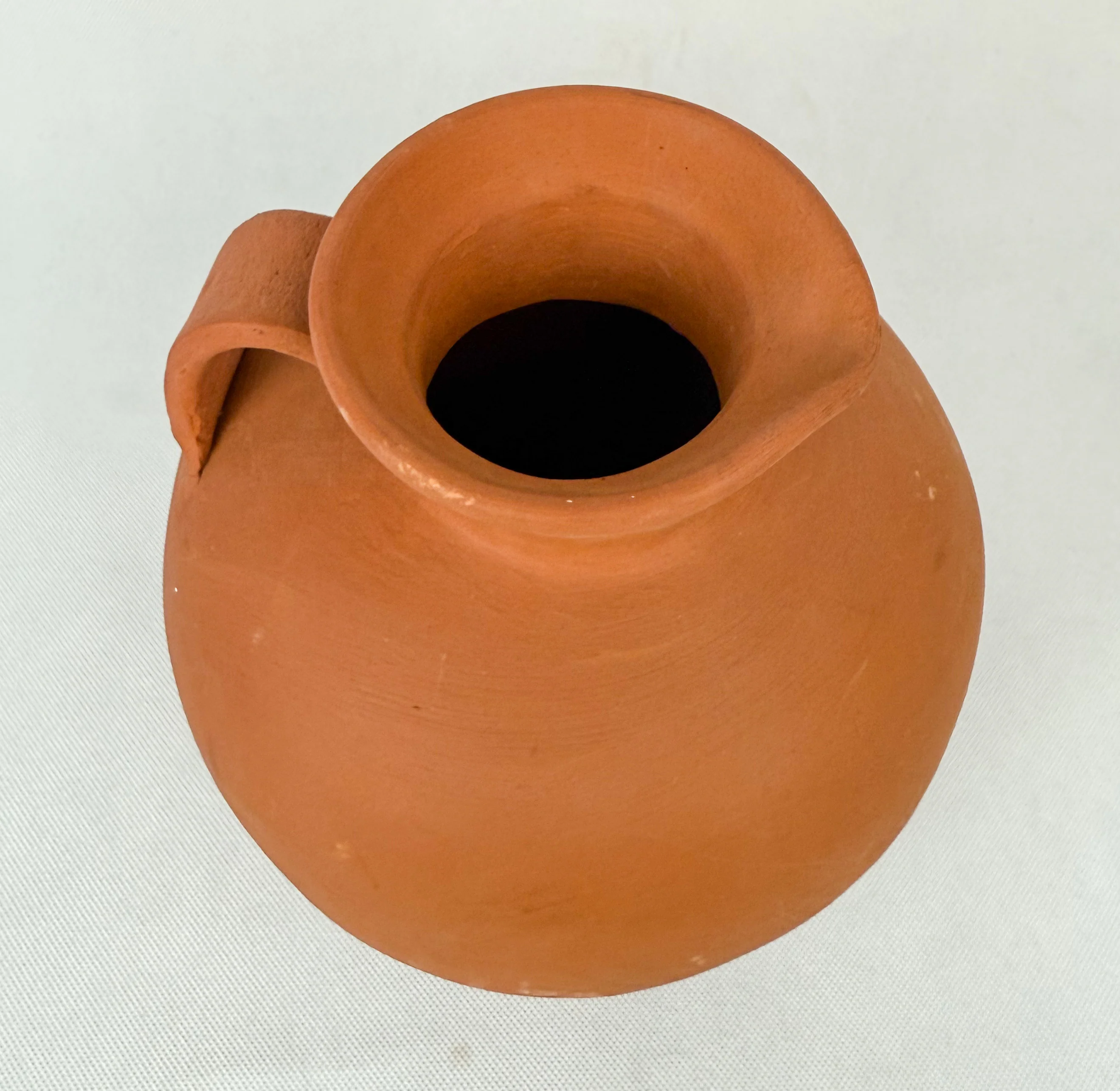 Mexican Clay Pitcher Jarra De Barro