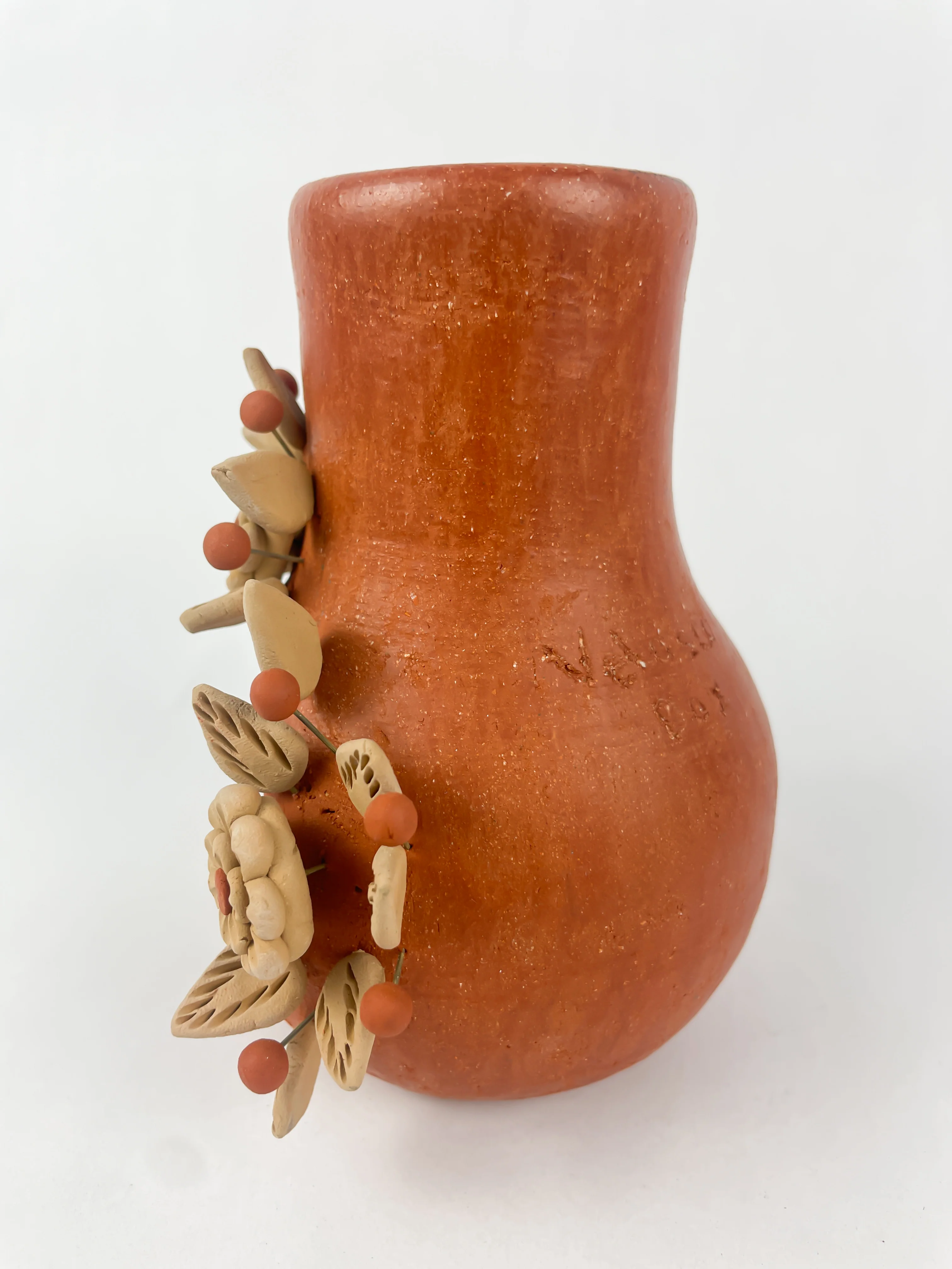 Velasco Oaxaca Pottery Mini Chimenea Clay Filigree Filigrana Oaxacan Pottery Atzompa Pottery