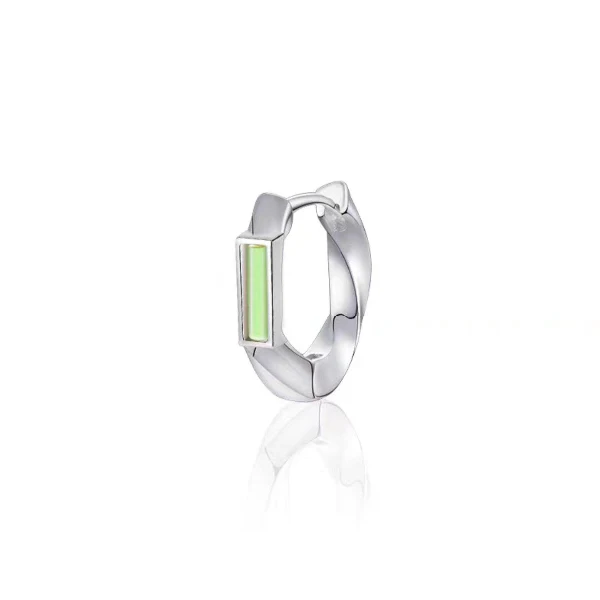 Luminous Tritium Mobius Earrings