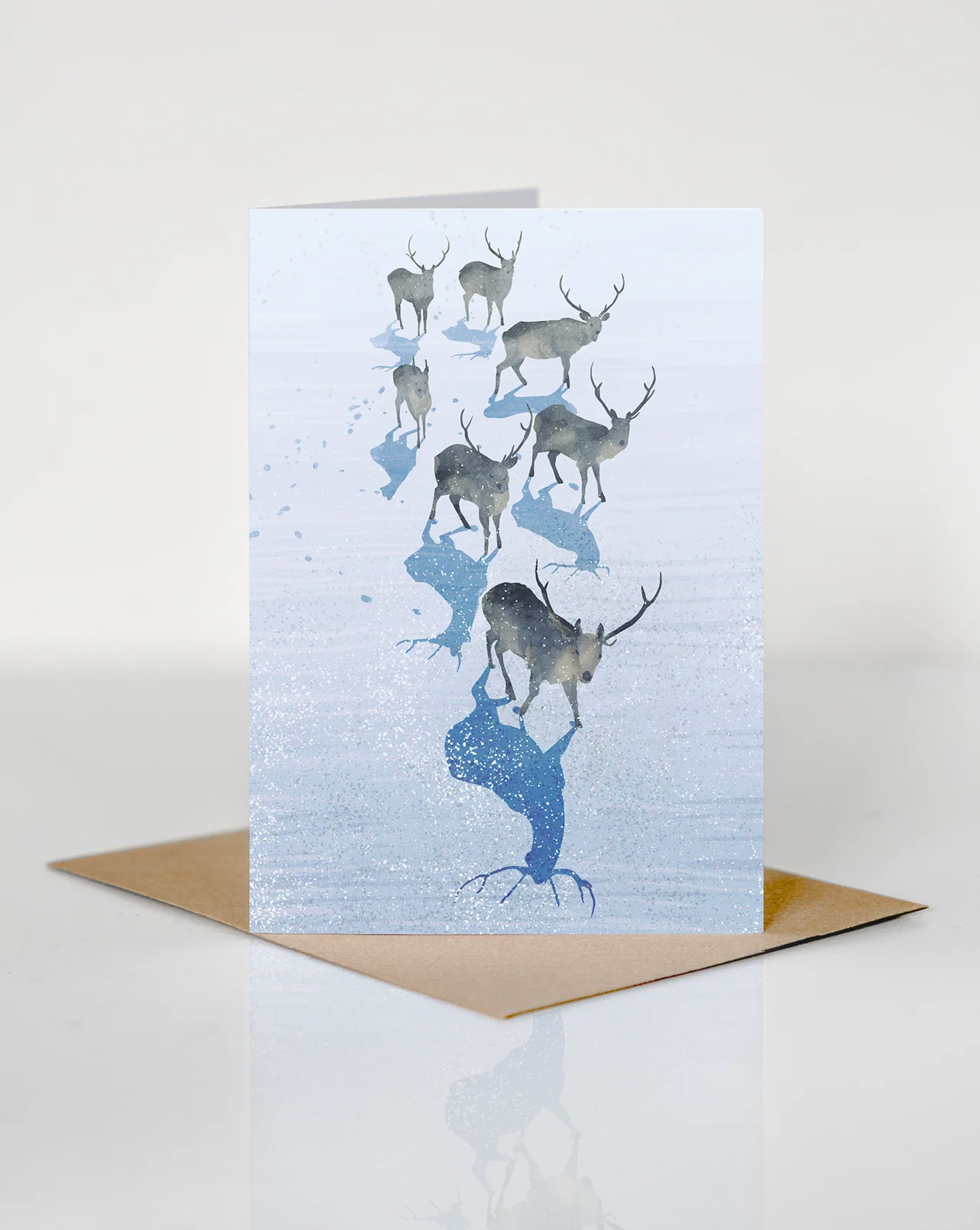 Reindeer greeting card