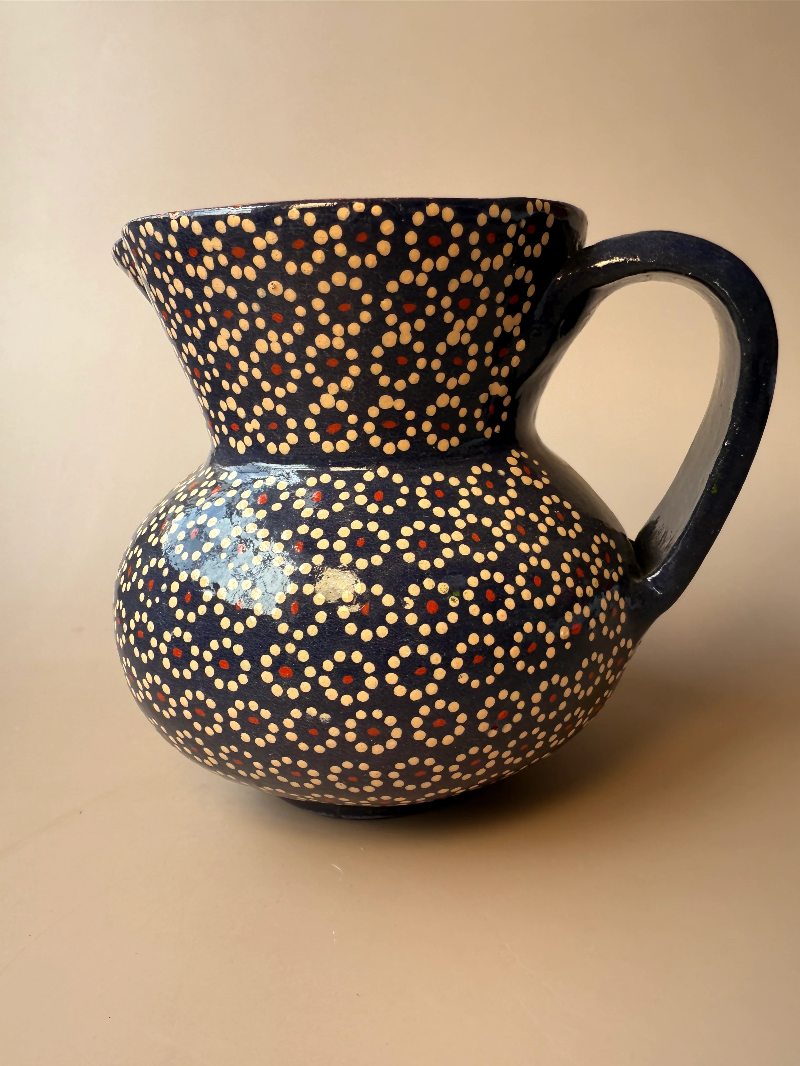 Michoacan Clay Pitcher Jarra de Barro Capula