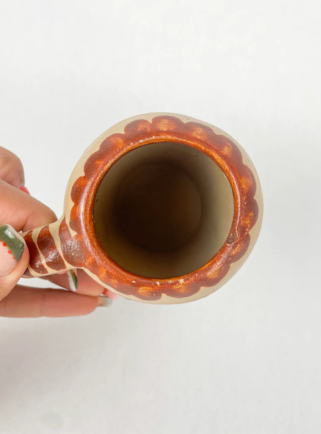 Jalisco Clay Cups Mexican Clay Cups Set of 2 Mexican Mugs Taza de Barro Jarritos De Barro