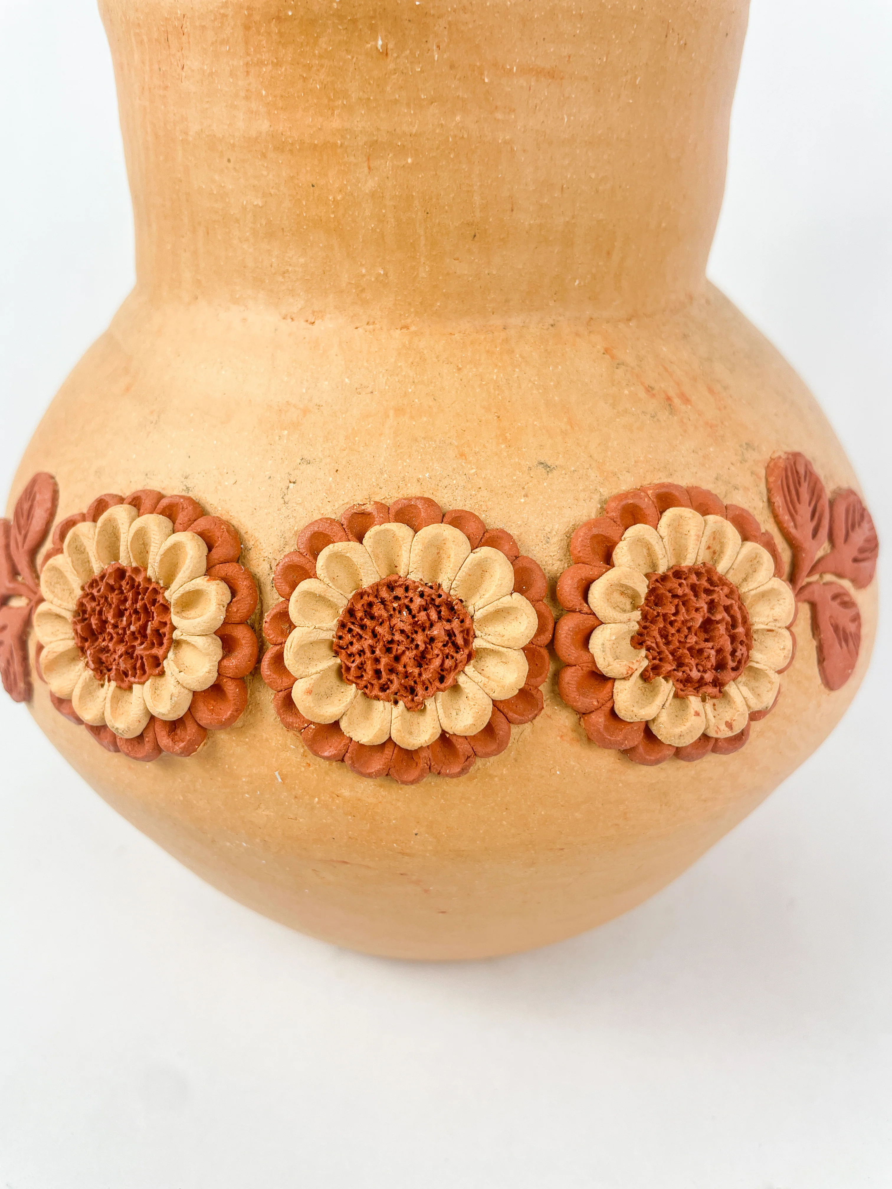 Velasco Oaxaca Pottery Pitcher Jarra Barro Clay Filigrana Oaxacan Pottery Atzompa Pottery Clay Filigree